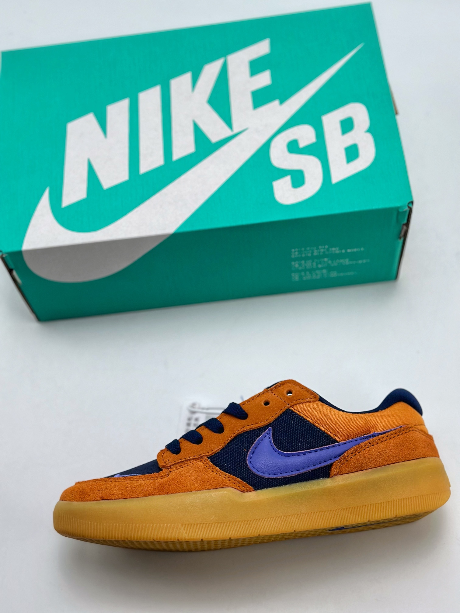 160 耐克Nike SB Force 58 纯原版本 黑桔紫 硫化杯底 传统篮球风格 DV5477-800