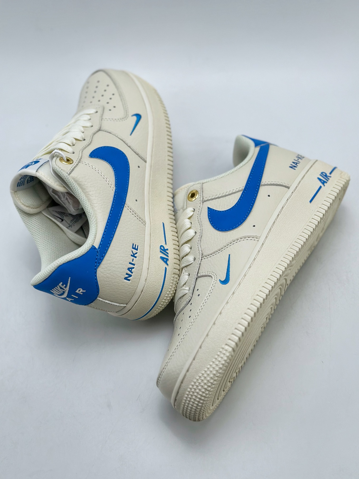 240 Nike Air Force 1 Low 07 字母米白蓝 NK0621-111