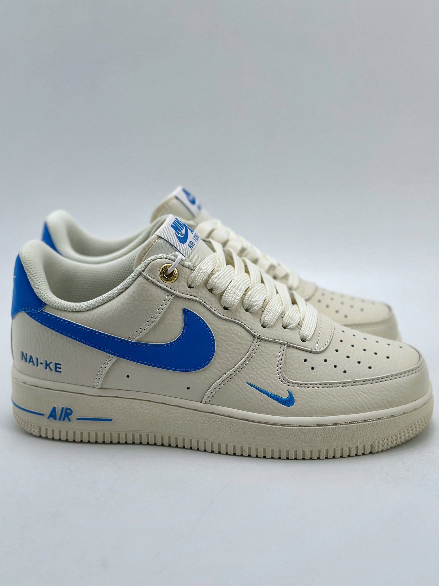 240 Nike Air Force 1 Low 07 字母米白蓝 NK0621-111