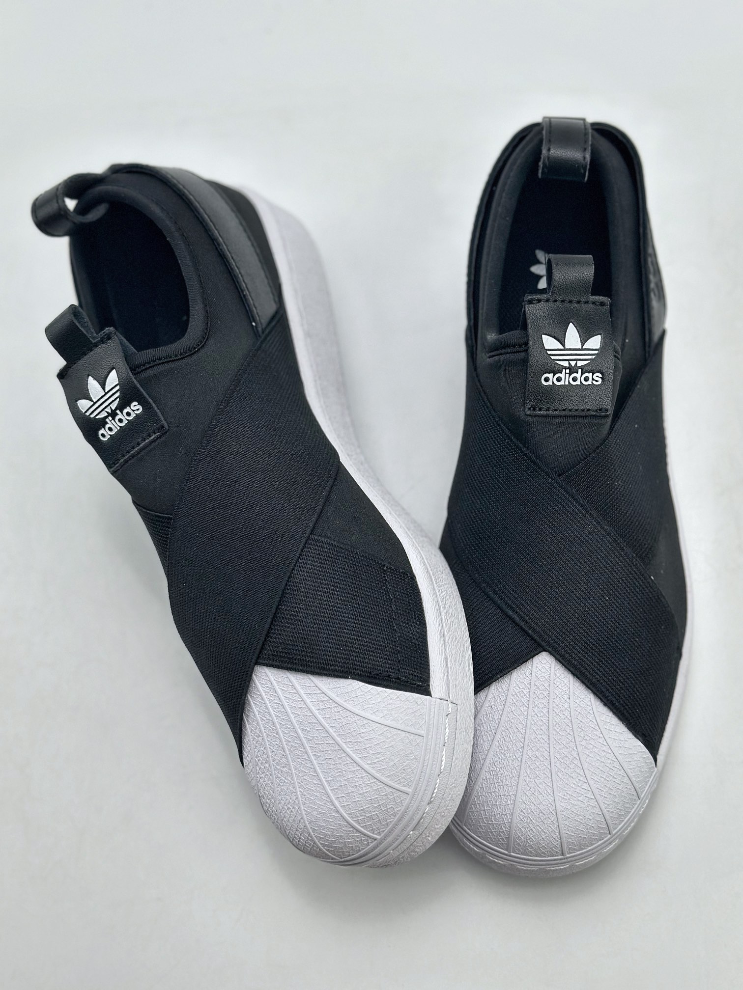 150 AD Originals Superstar Slip On 贝壳头 一脚蹬帆布绑带 FW7051