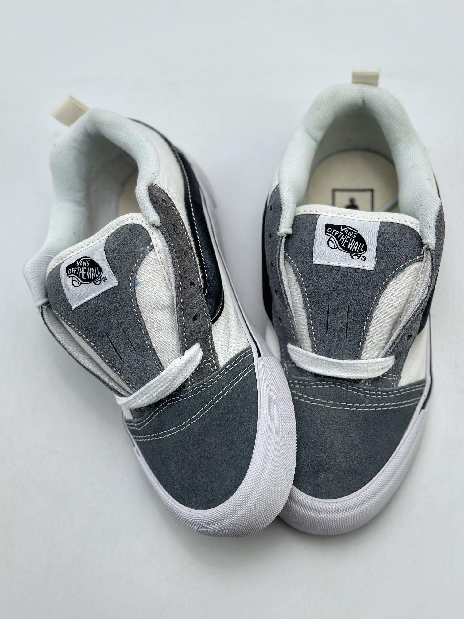 140 Vans Classics Knu Skool   雾霾灰面包鞋 Vans超火的土豆鞋