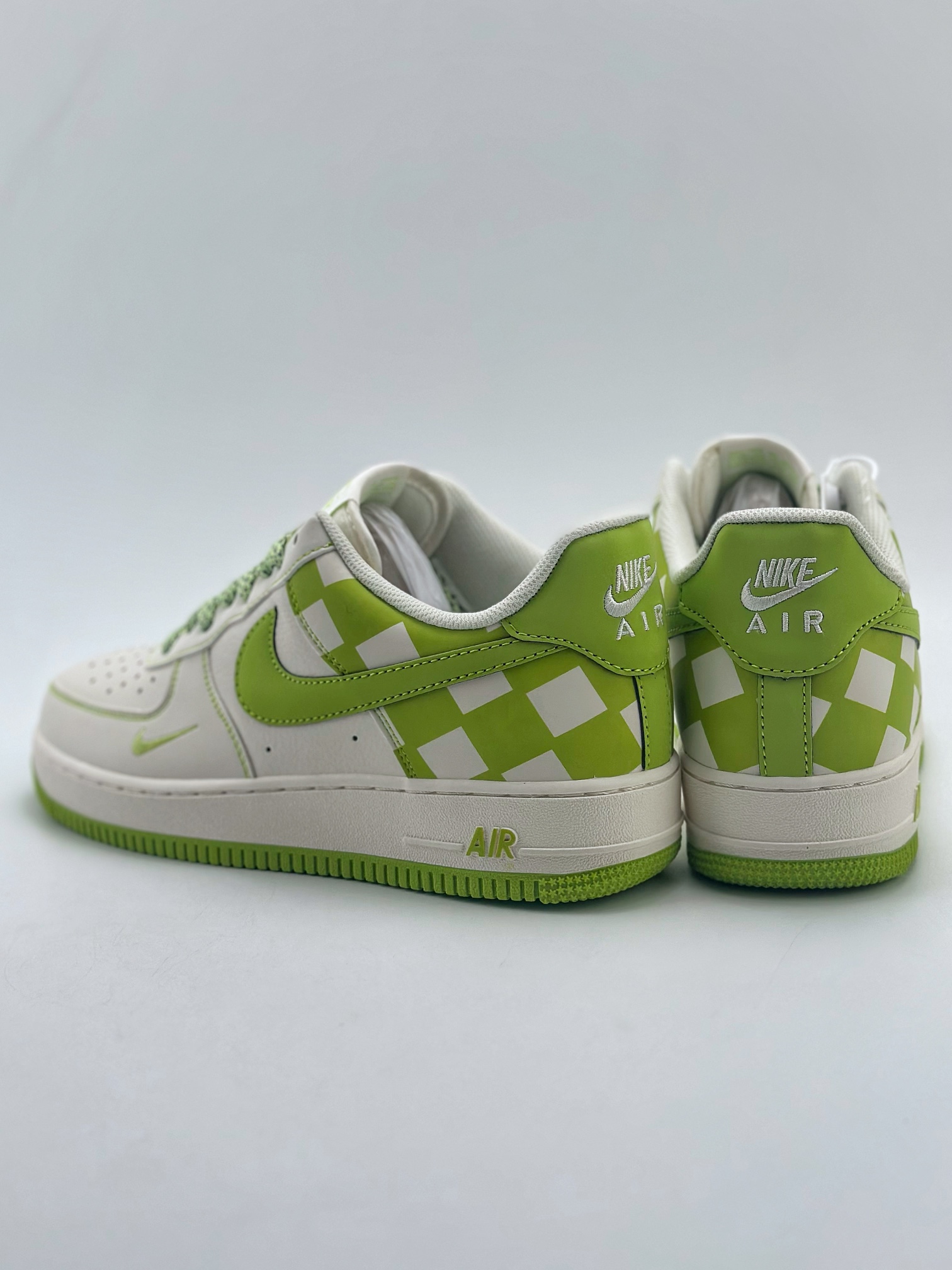 240 Nike Air Force 1 Low 07 白绿棋盘格 GZ5688-033