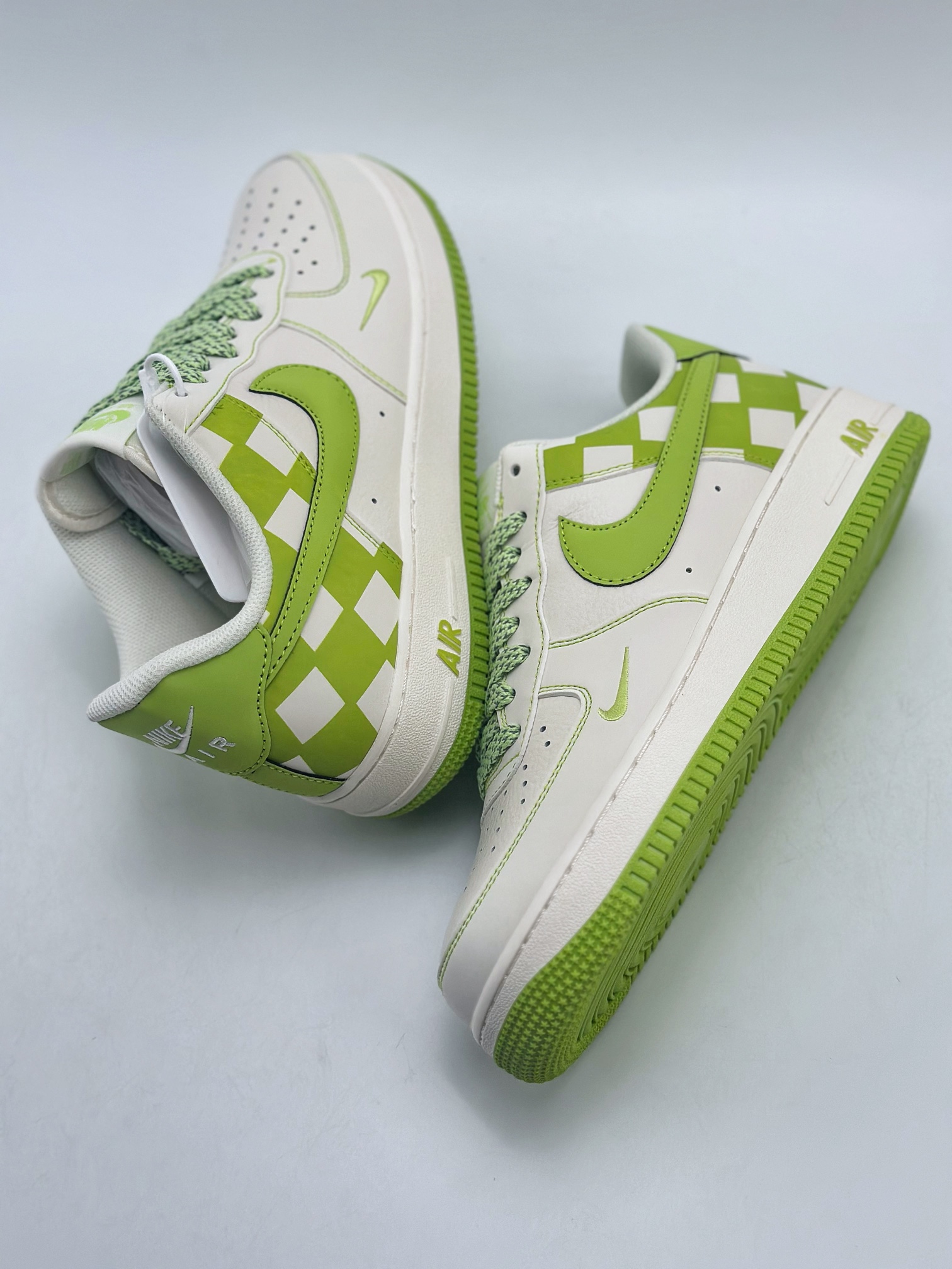 240 Nike Air Force 1 Low 07 白绿棋盘格 GZ5688-033