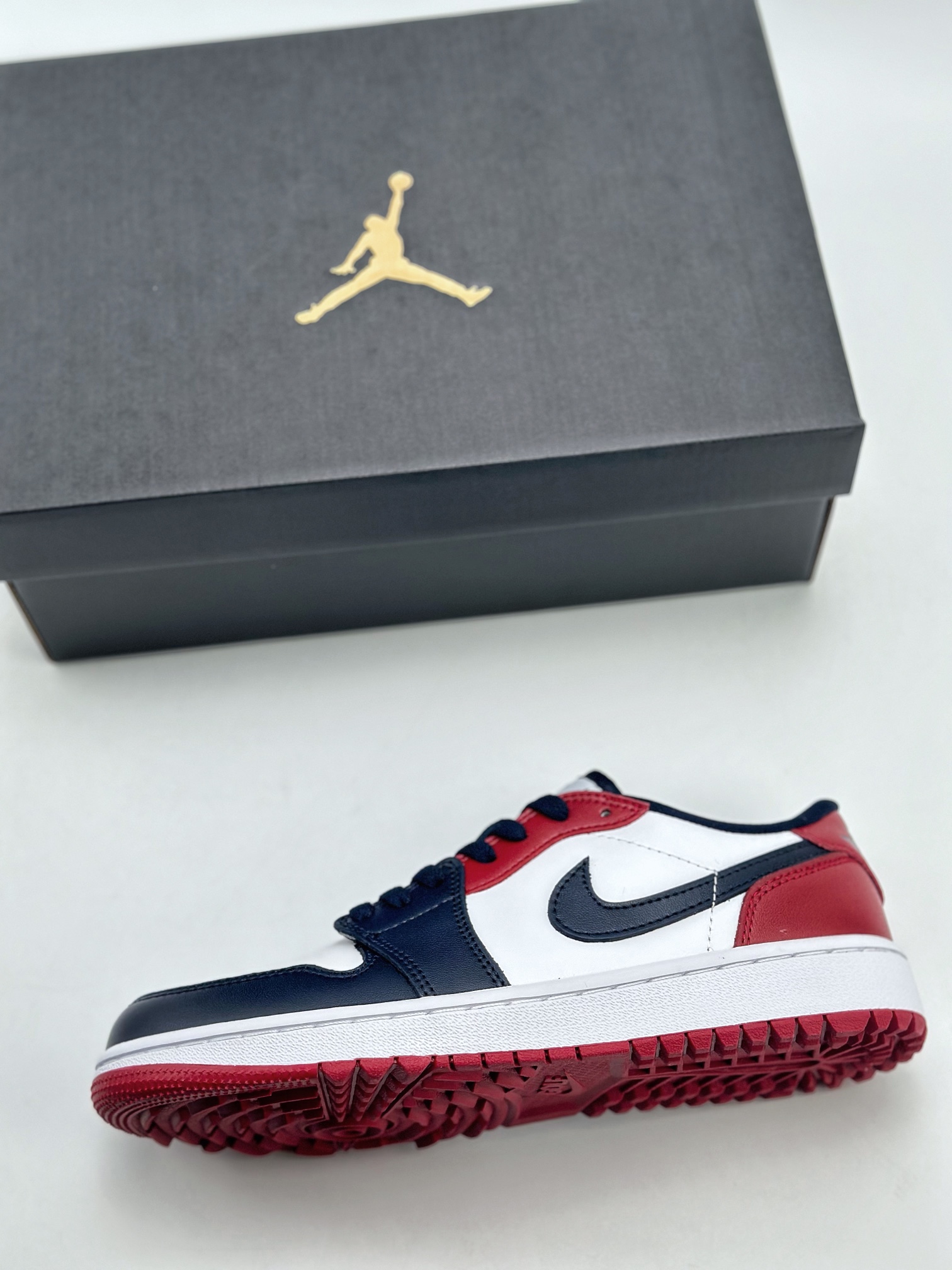 200 Air Jordan 1 Retro Low Golf "USA" 黑红  DD9315-113