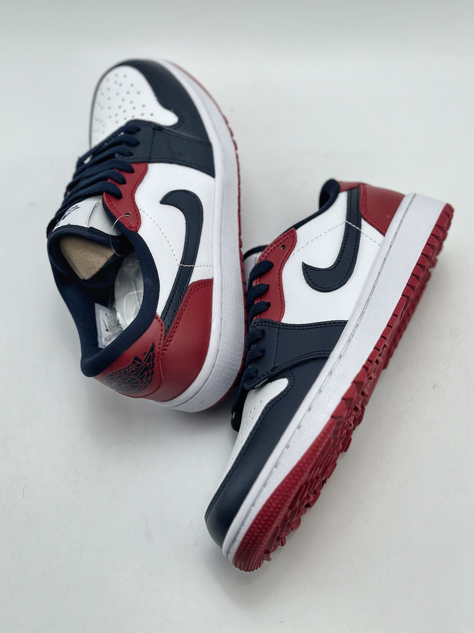 200 Air Jordan 1 Retro Low Golf "USA" 黑红  DD9315-113