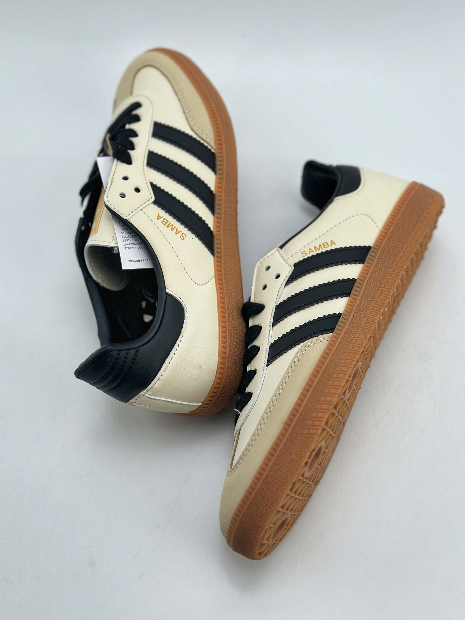 190 adidas originals Samba OG 奶茶黑  ID0478