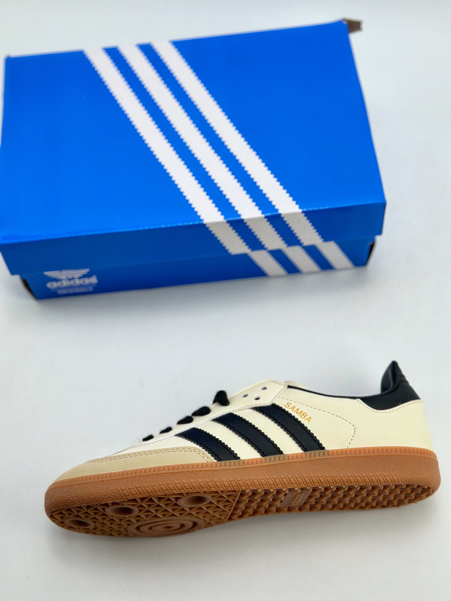 190 adidas originals Samba OG 奶茶黑  ID0478