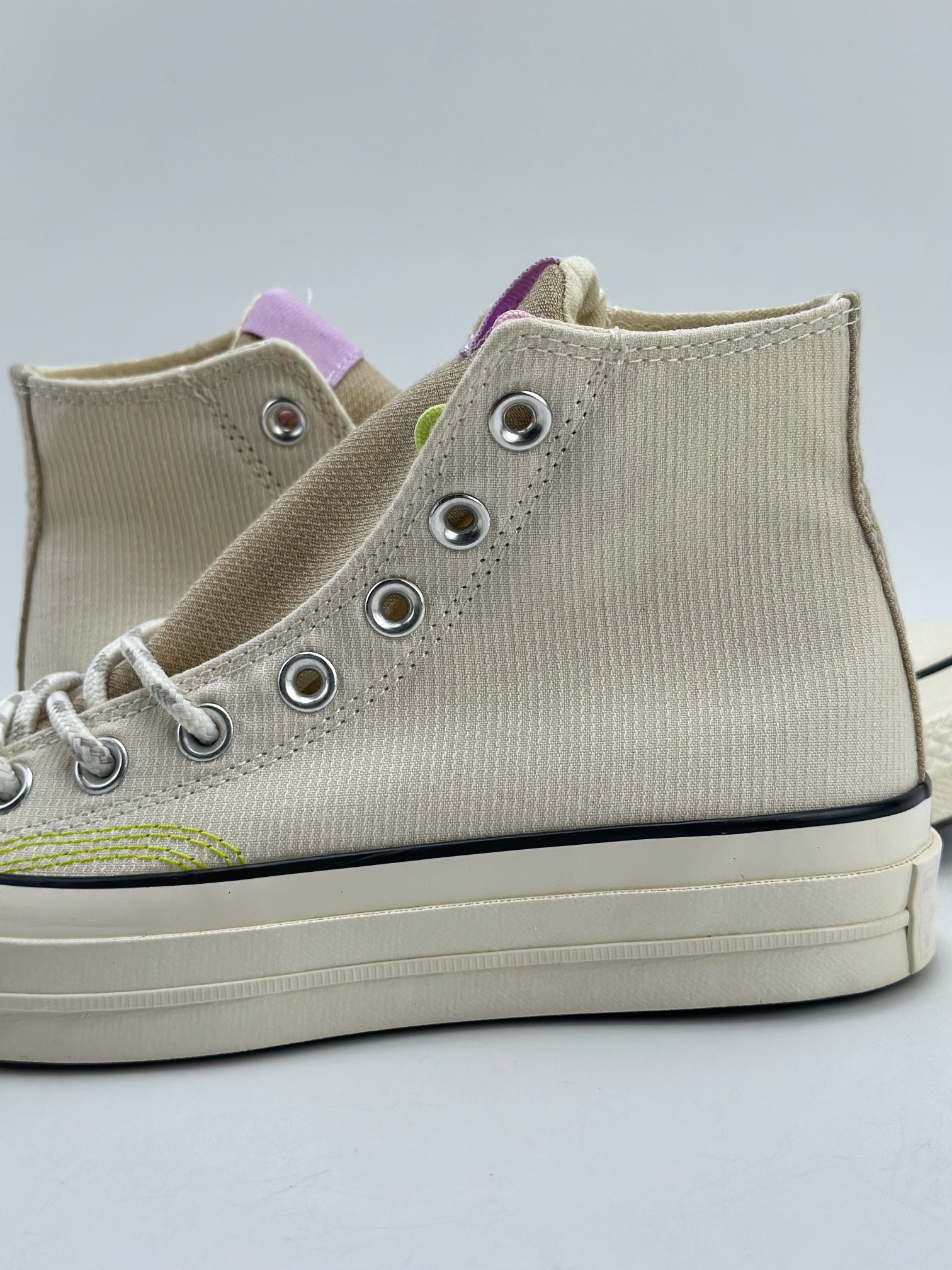 150 Converse 1970S匡威新款 撞色棉质 高帮百搭女子运动休闲帆布鞋休闲鞋 A09832C