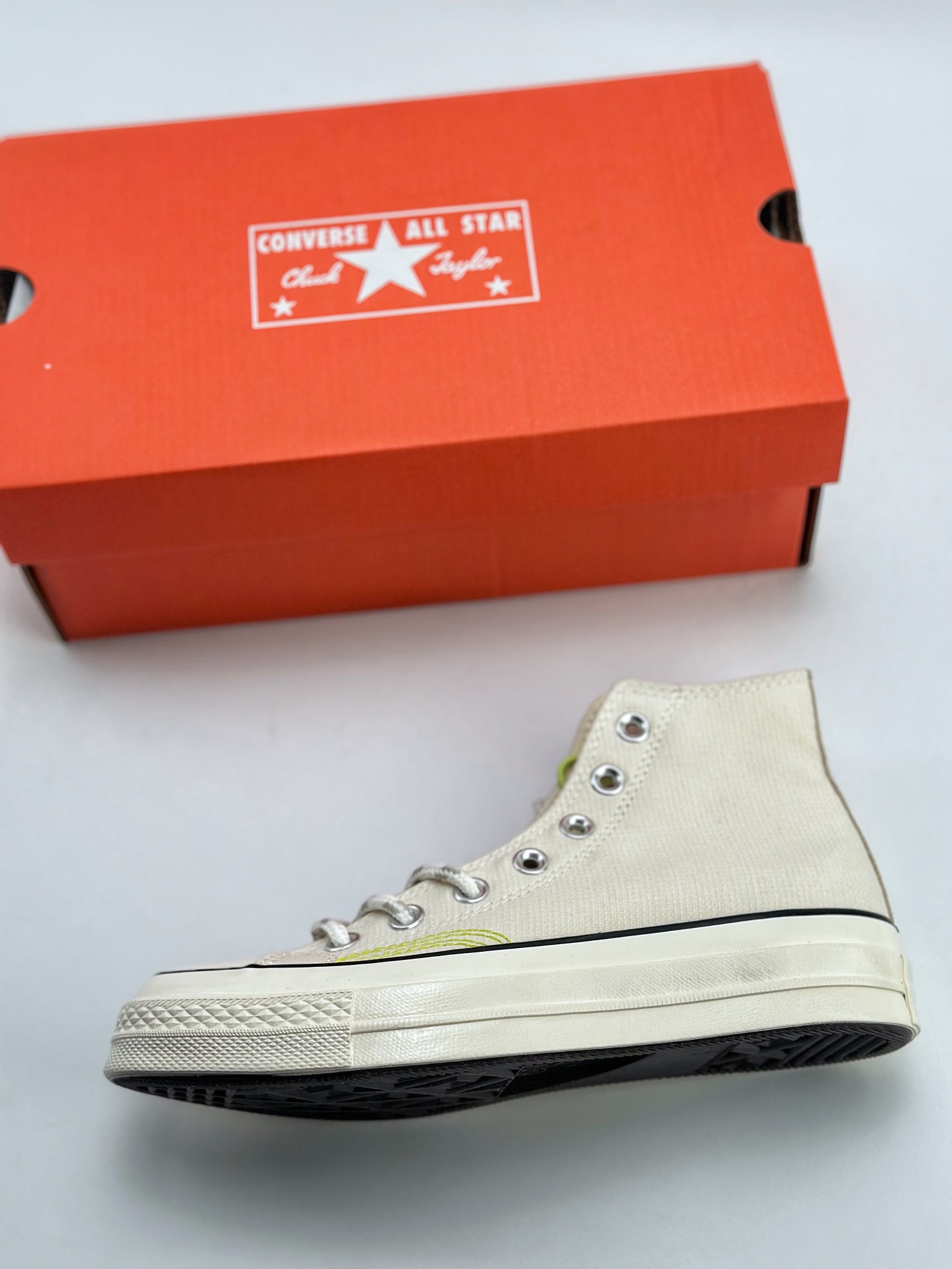 150 Converse 1970S匡威新款 撞色棉质 高帮百搭女子运动休闲帆布鞋休闲鞋 A09832C