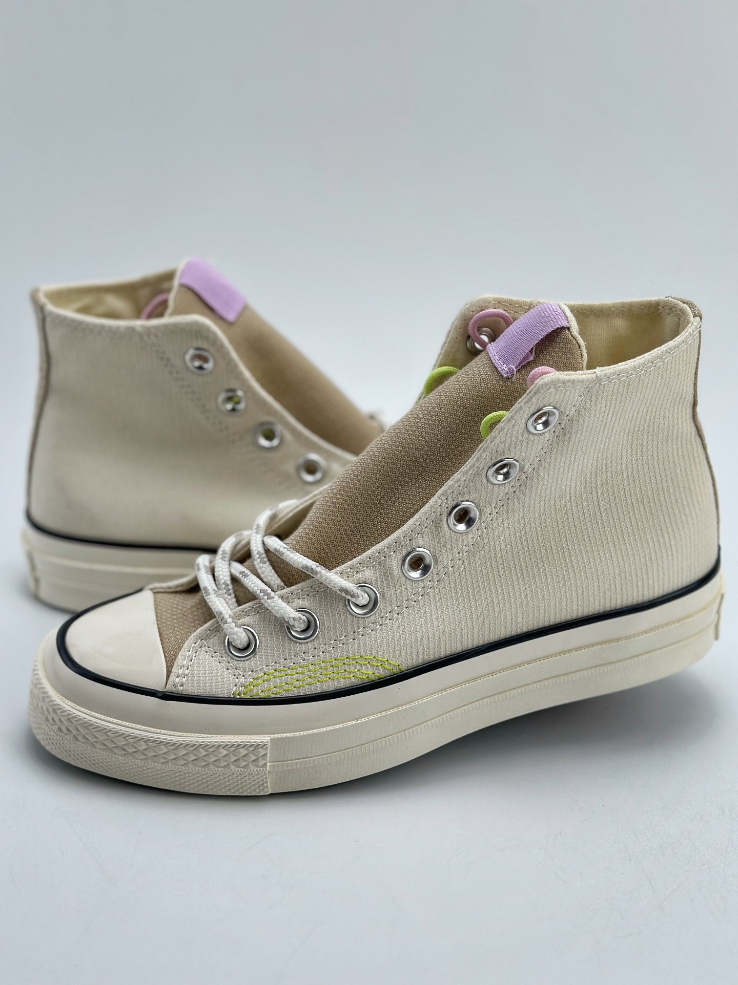 150 Converse 1970S匡威新款 撞色棉质 高帮百搭女子运动休闲帆布鞋休闲鞋 A09832C