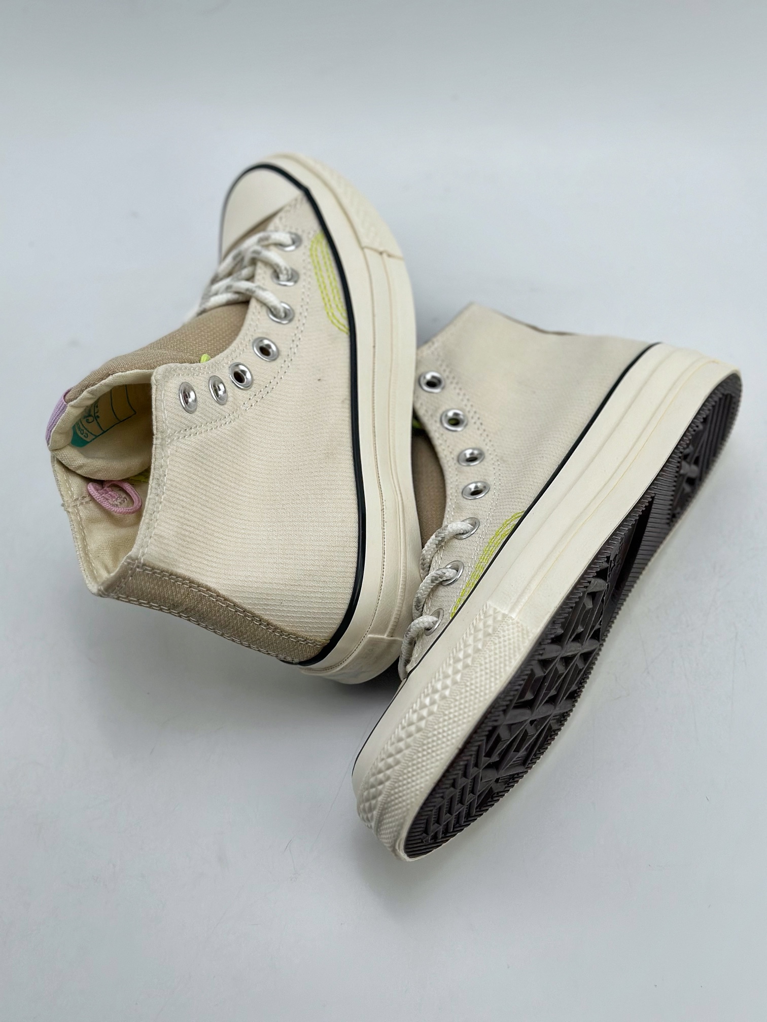 150 Converse 1970S匡威新款 撞色棉质 高帮百搭女子运动休闲帆布鞋休闲鞋 A09832C