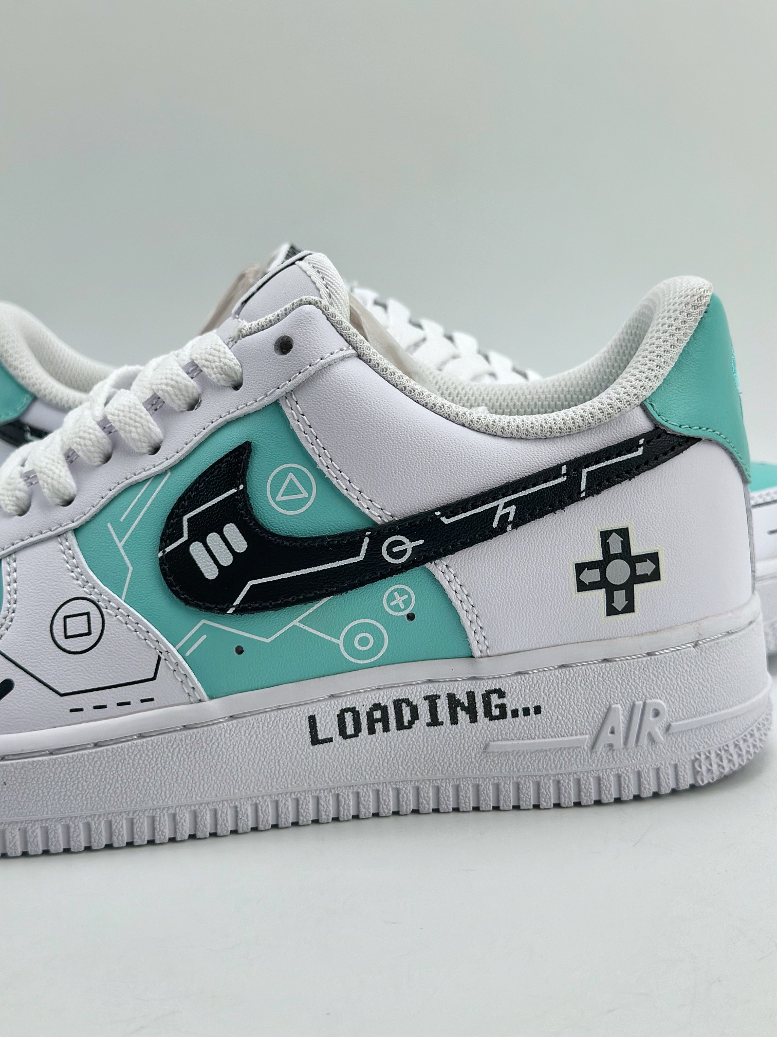 Nike Air Force 1 Low 07 Video Game Theme White Mint Green CW2288-114