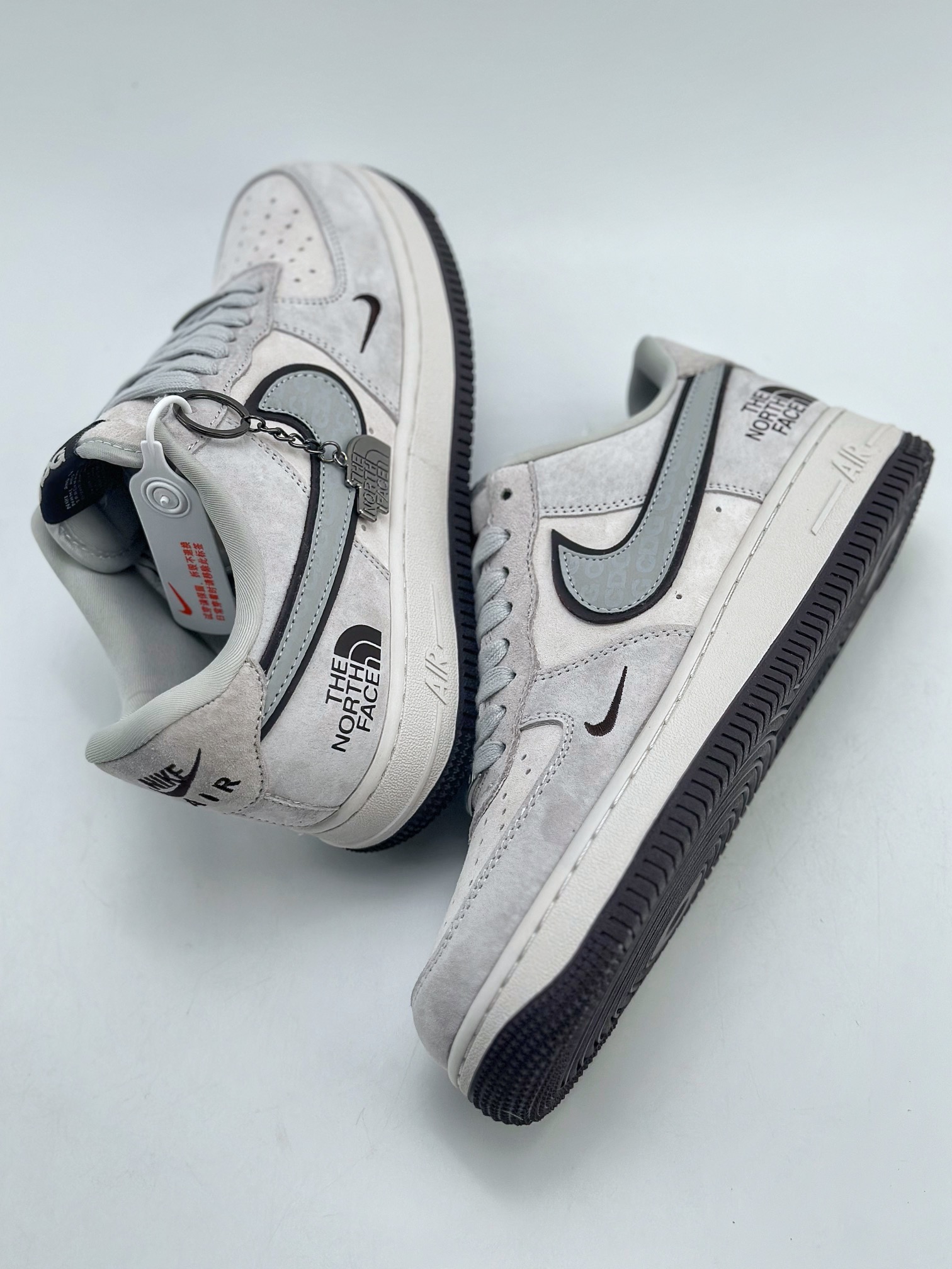 260 Nike Air Force 1 Low 07 x CDG x The North Face 白灰 HD1968-015