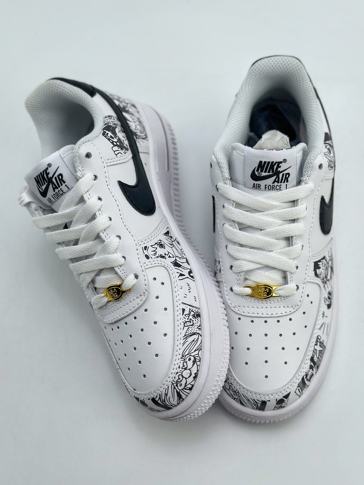 200 Nike Air Force 1 Low 07 定制海贼王涂鸦 AM0703-122