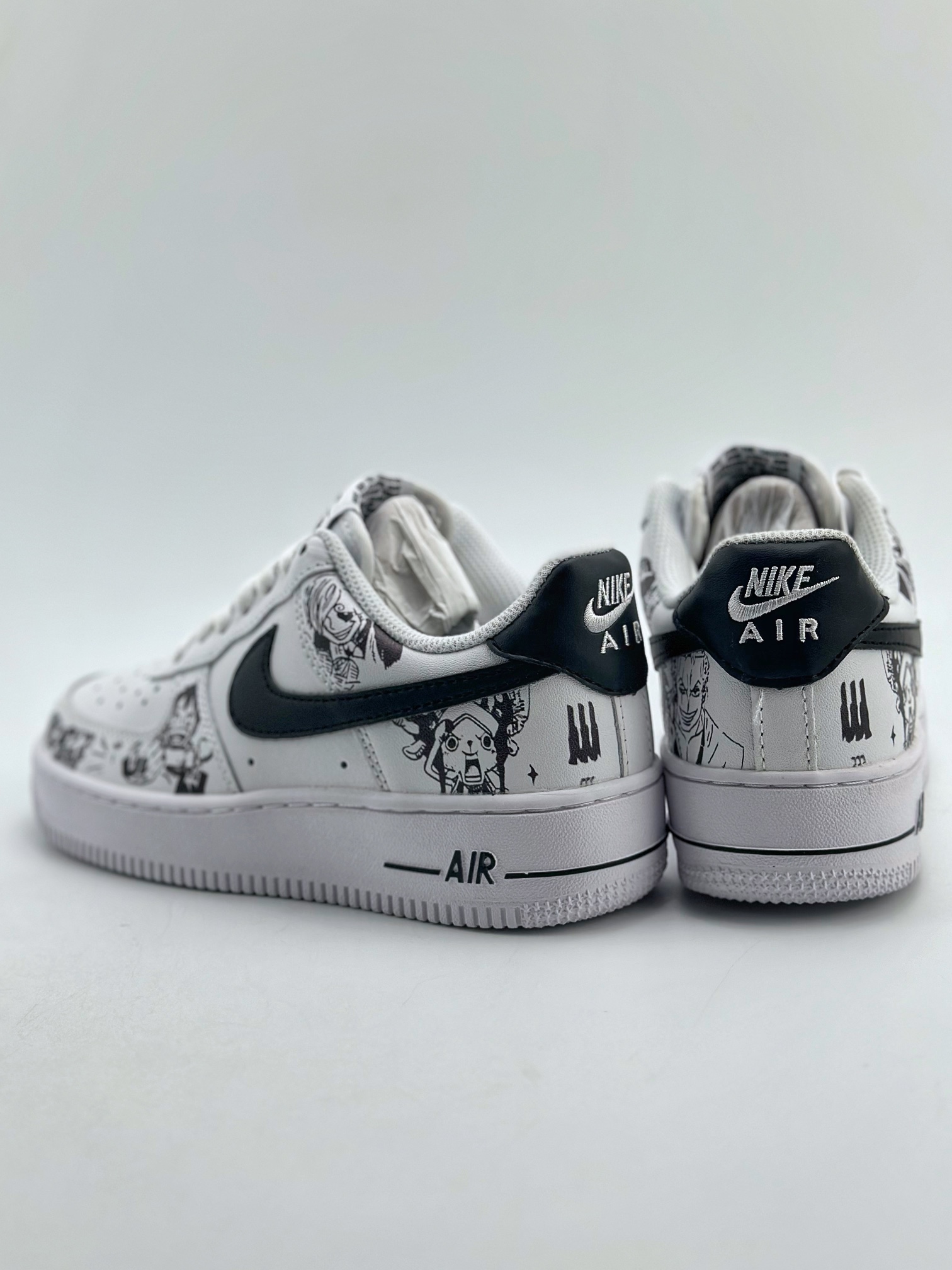 200 Nike Air Force 1 Low 07 定制海贼王涂鸦 AM0703-122