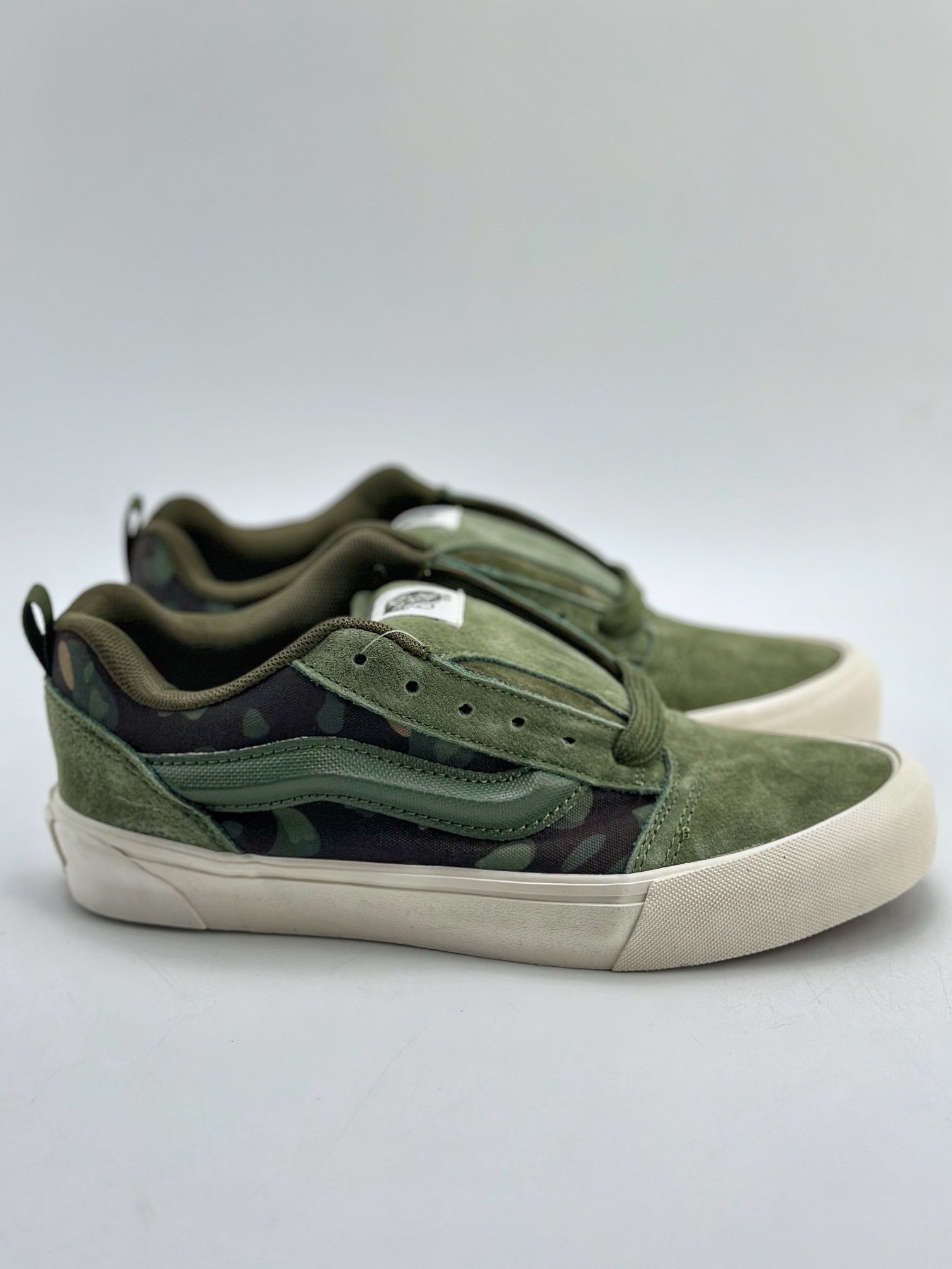 150 Vans Classics Knu Skool 面包鞋 范斯官方 经典迷彩绿面包鞋