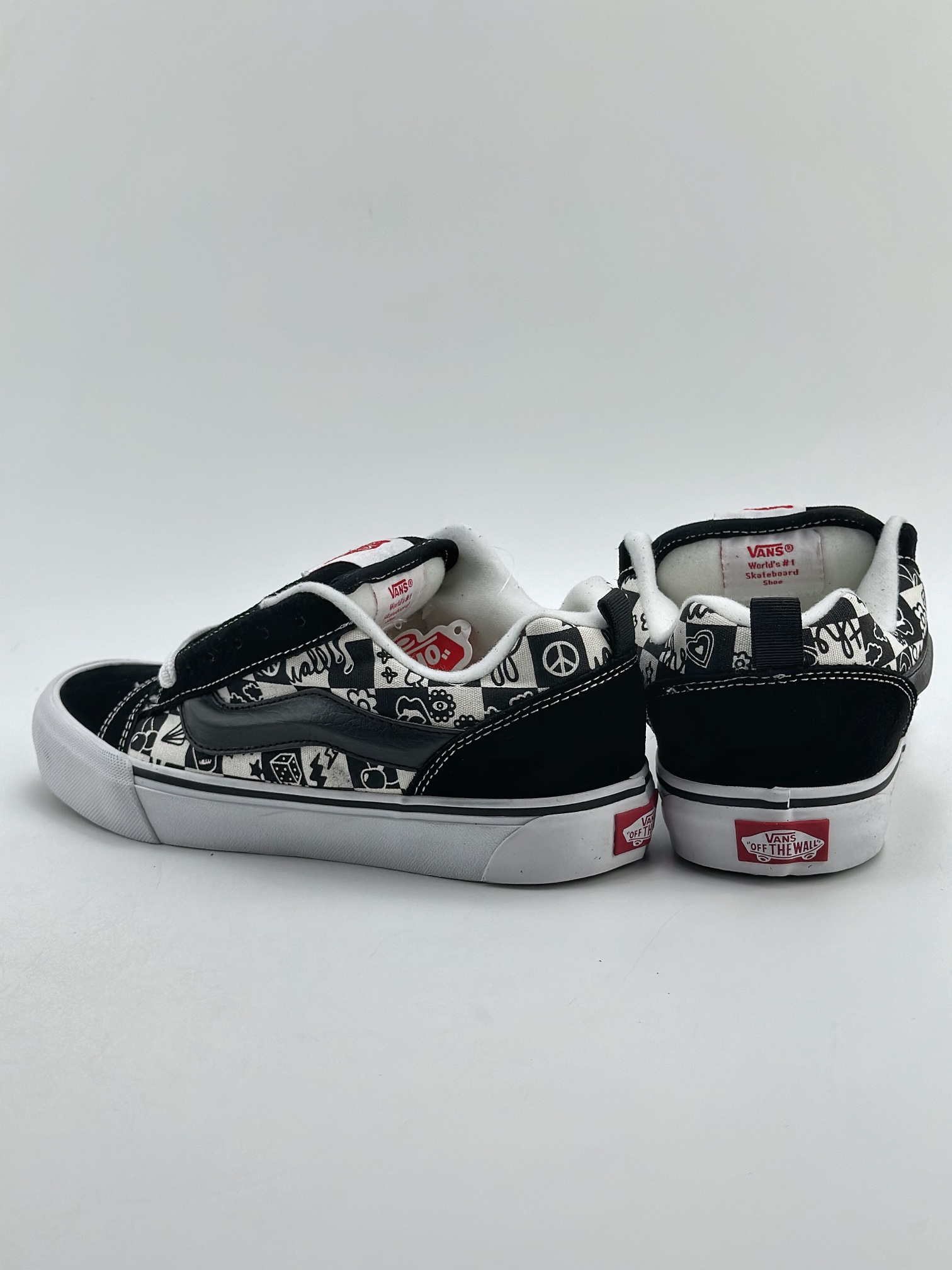 150 Vans Classics Knu Skool 面包鞋 范斯官方 经典黑涂鸦面包鞋