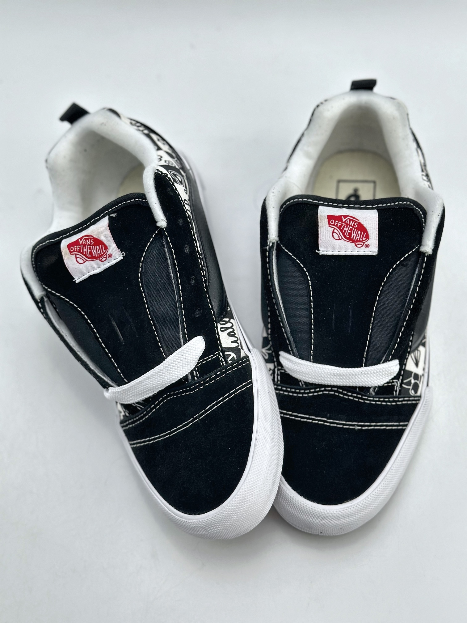 150 Vans Classics Knu Skool 面包鞋 范斯官方 经典黑涂鸦面包鞋