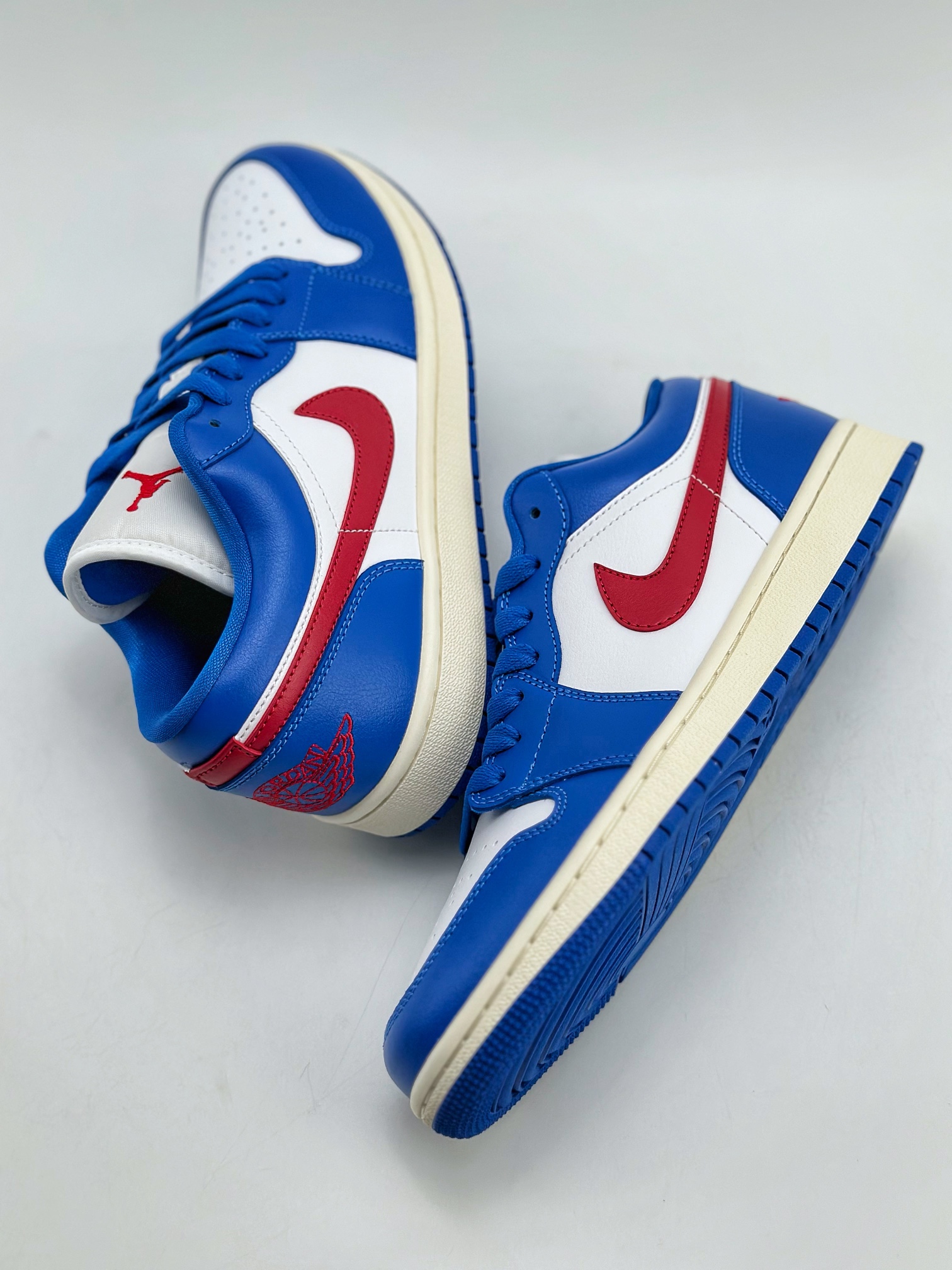 220 外贸版 Air Jordan 1 Retro Low "Sport Blue" 蓝白红 DC0774-416