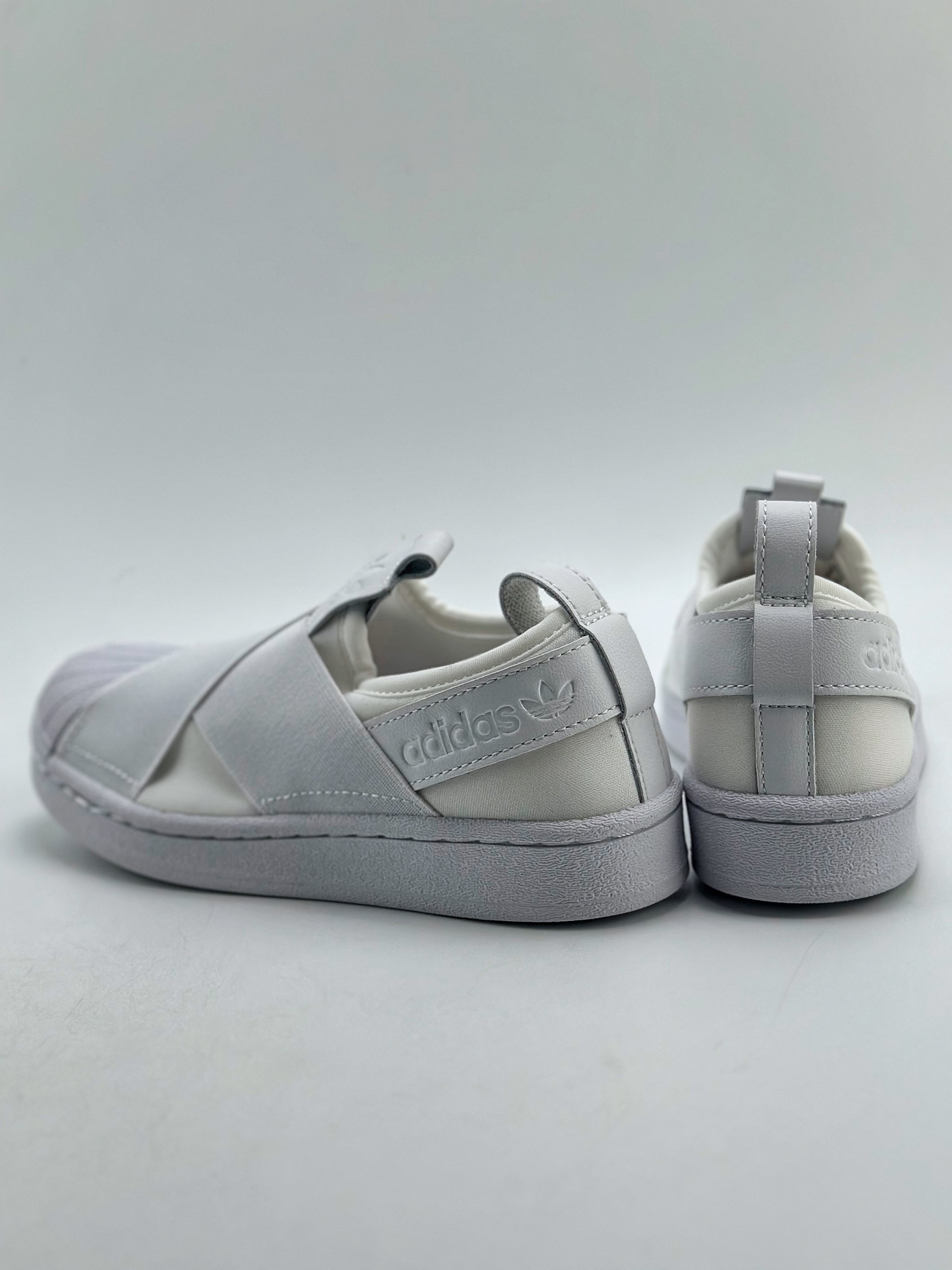 150 AD Originals Superstar Slip On 贝壳头 一脚蹬帆布绑带  FW7052