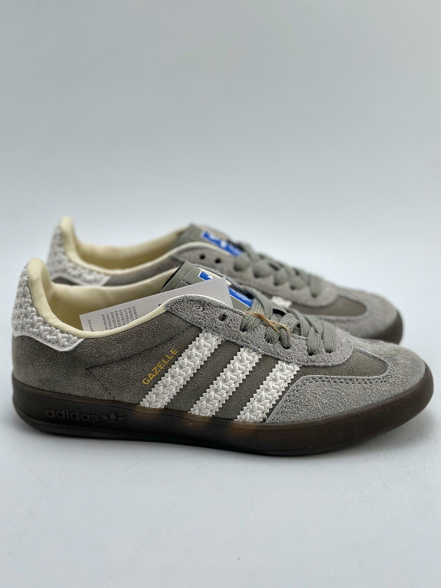 180 adidas Originals Gazelle INdoor 三叶草休闲防滑耐磨低帮板鞋 IF1807