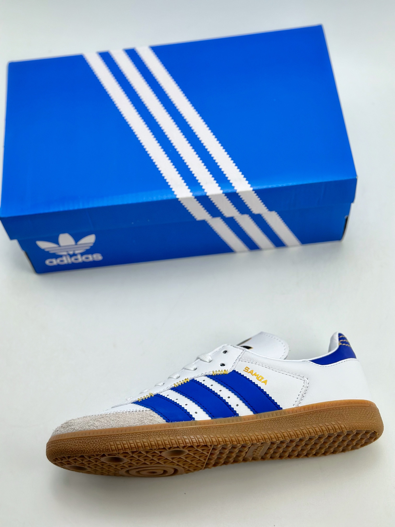 200 adidas originals Samba OG 白蓝 IF1813