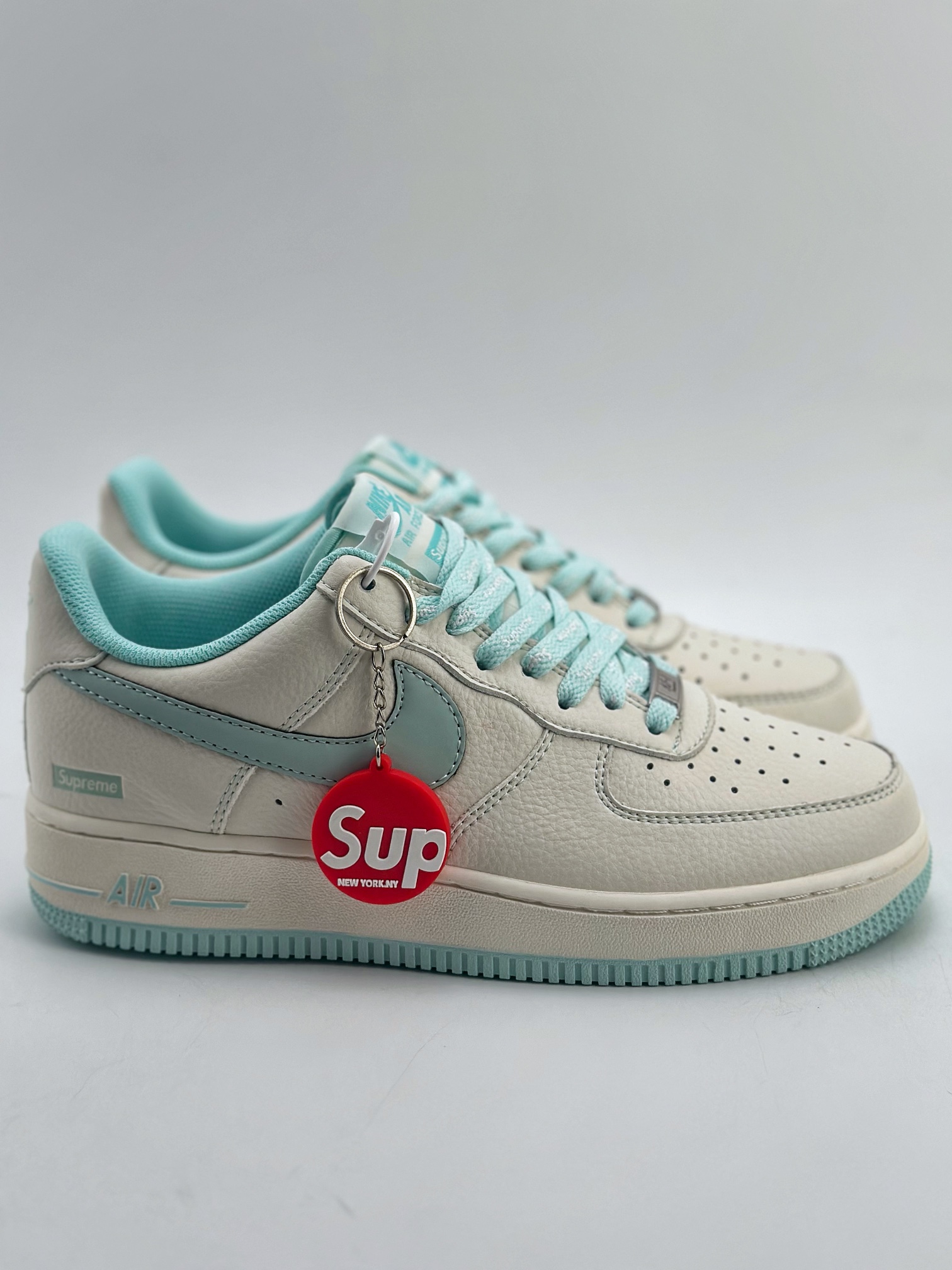 200 Nike Air Force 1 Low 07 x Supreme 白青 SU0220-006