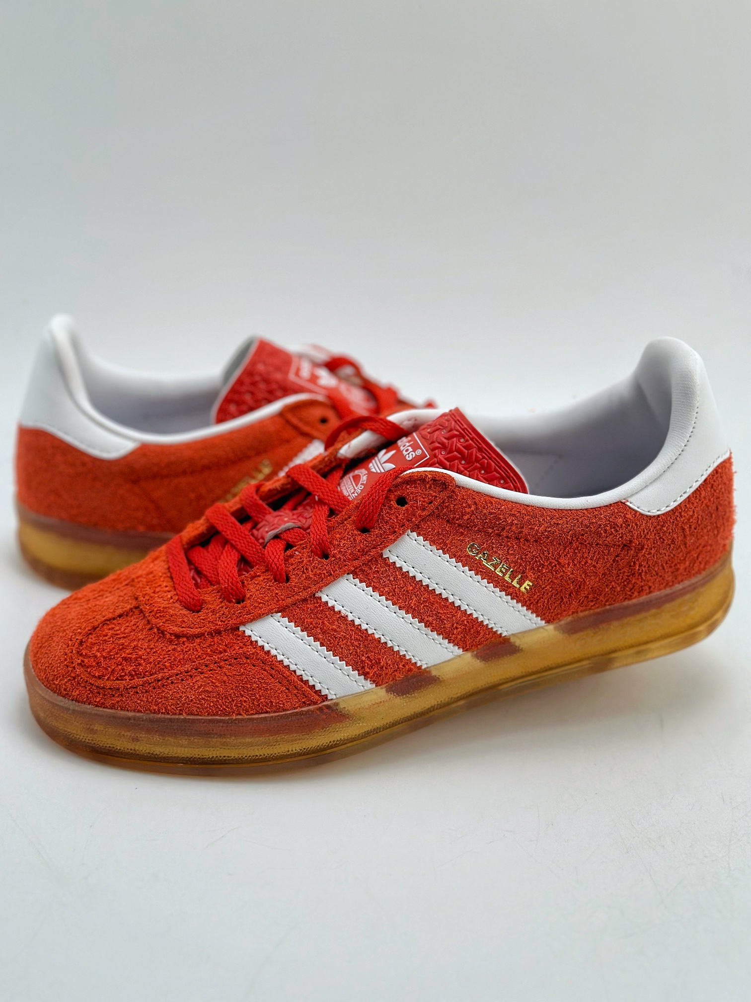 180 adidas Originals Gazelle INdoor 三叶草休闲防滑耐磨低帮板鞋 HQ8718