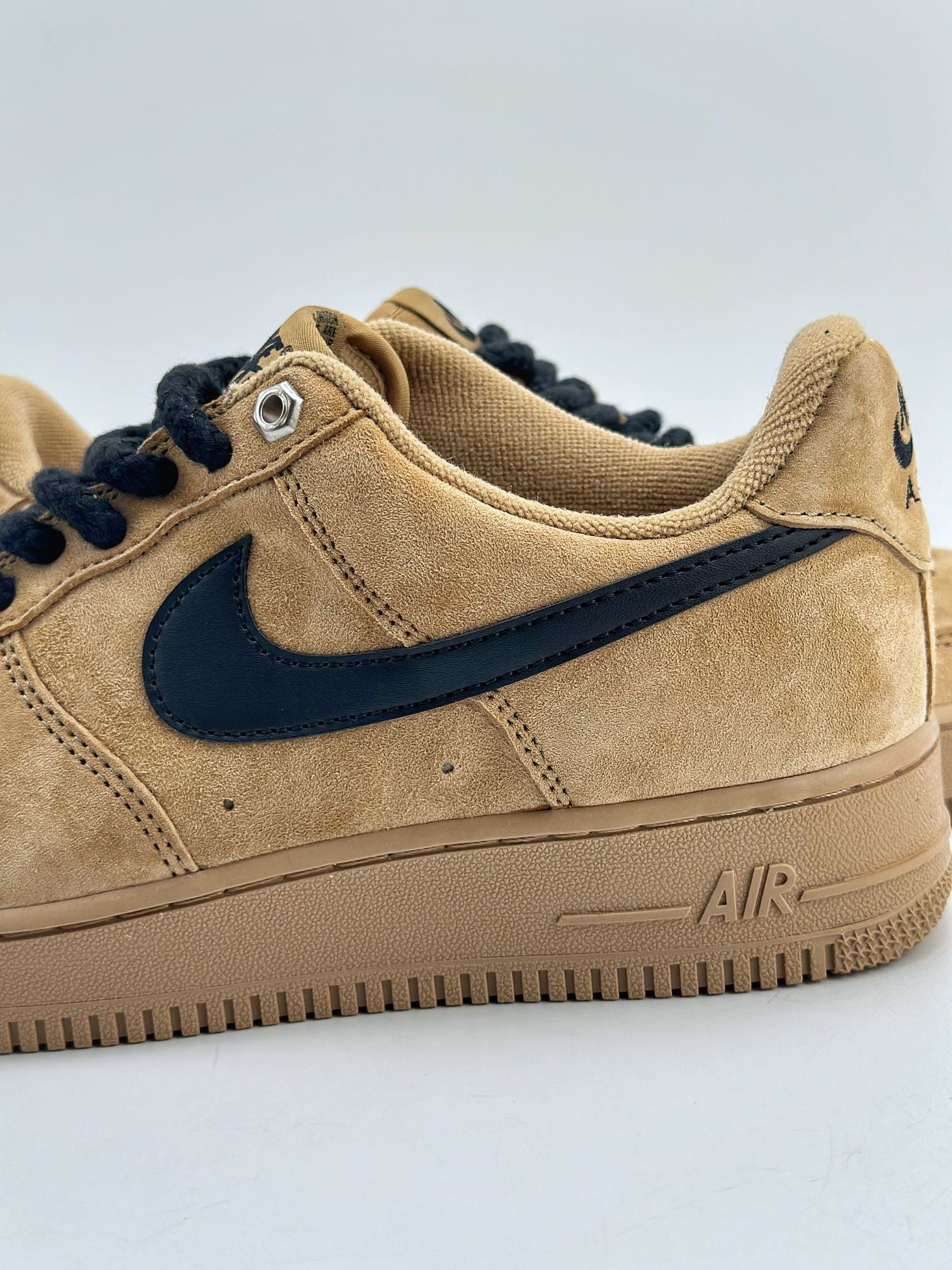 Nike Air Force 1 Low 07 Brown and Black Hemp Rope