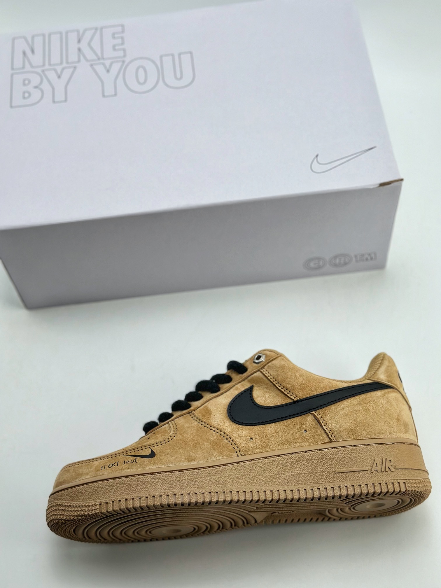 Nike Air Force 1 Low 07 Brown and Black Hemp Rope