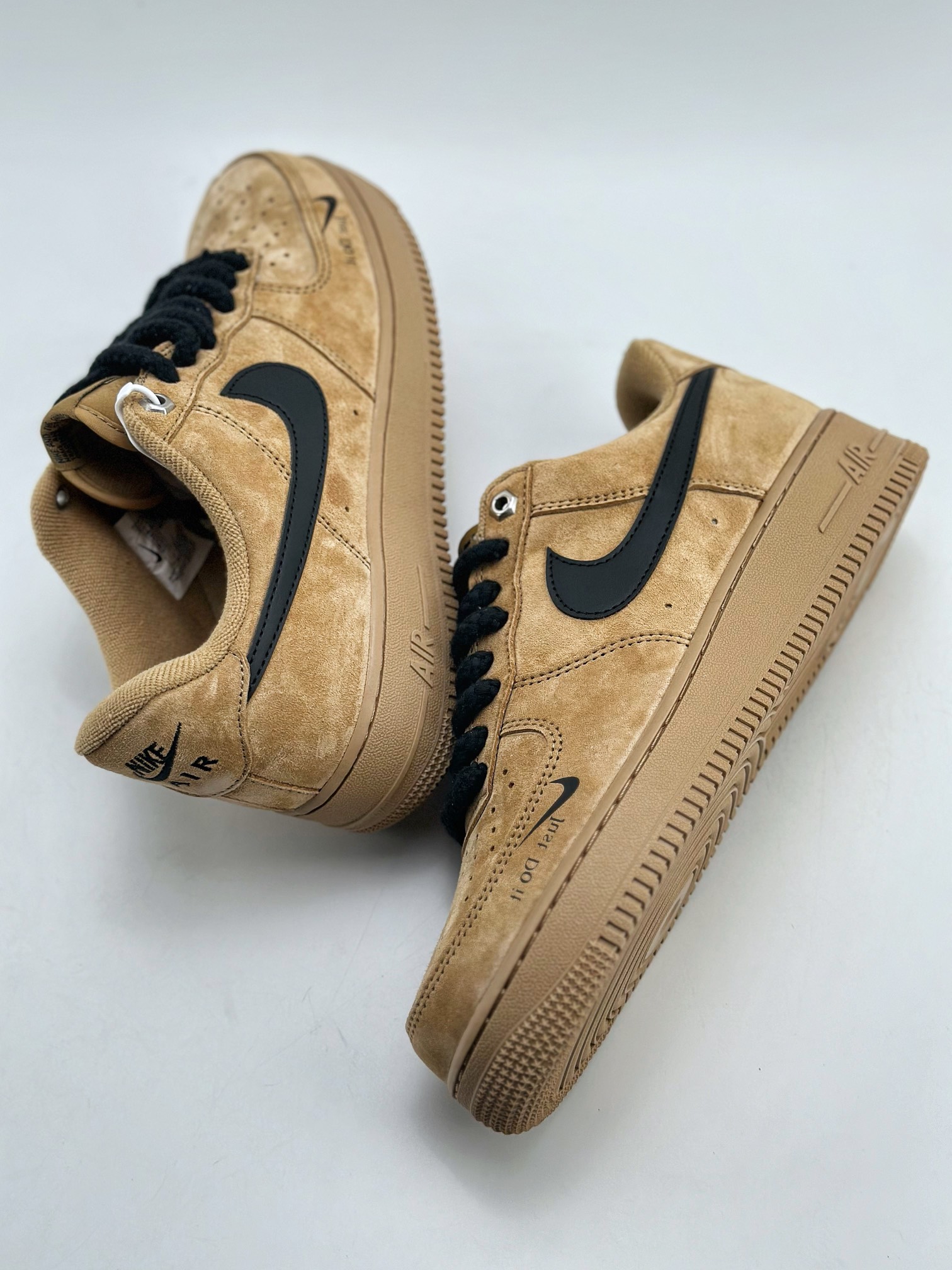 Nike Air Force 1 Low 07 Brown and Black Hemp Rope