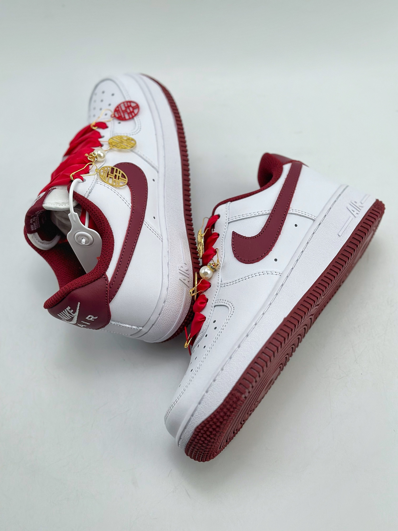 200 Nike Air Force 1 Low 07 中国红 婚鞋 FV5948-105