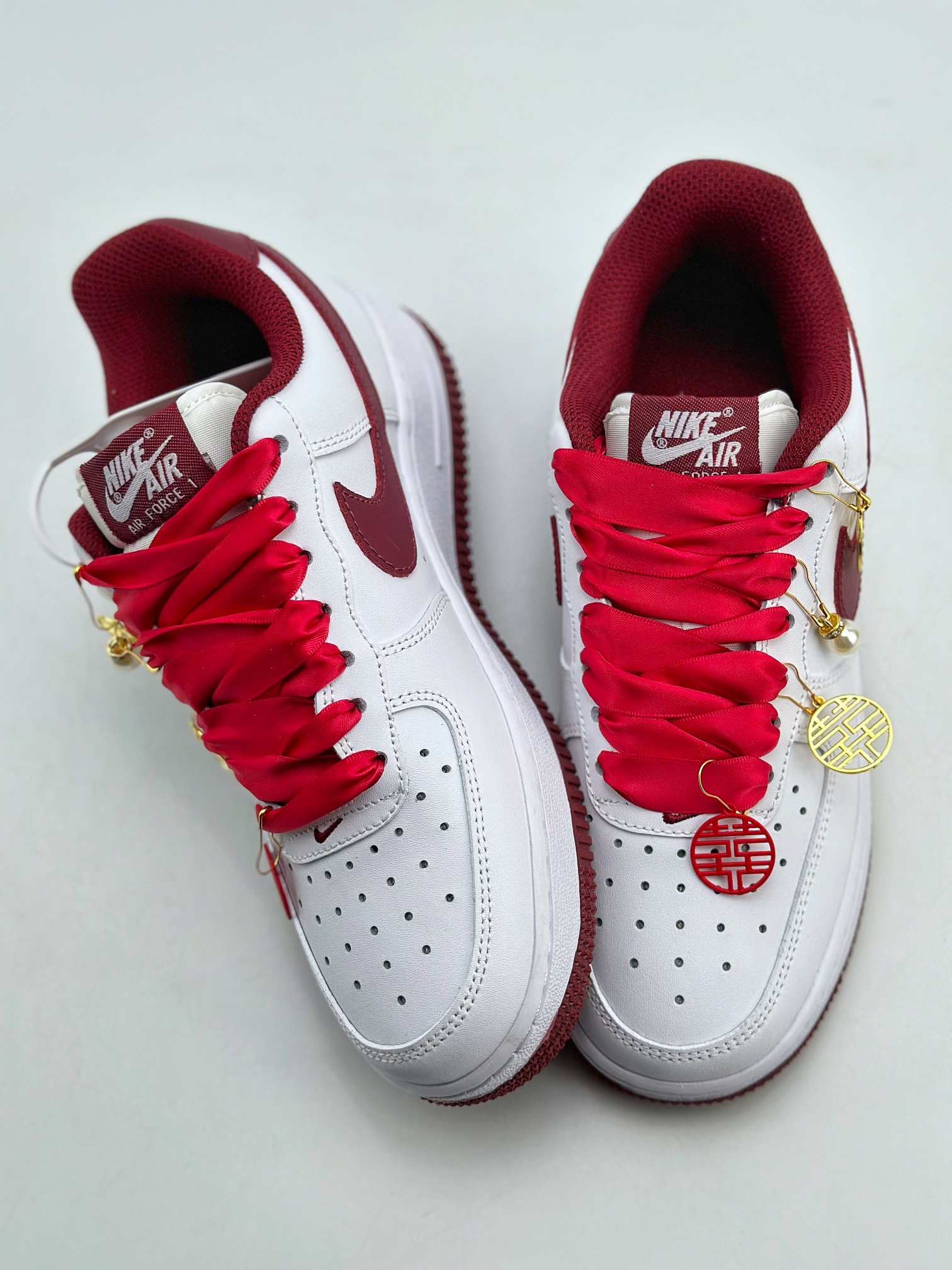 200 Nike Air Force 1 Low 07 中国红 婚鞋 FV5948-105