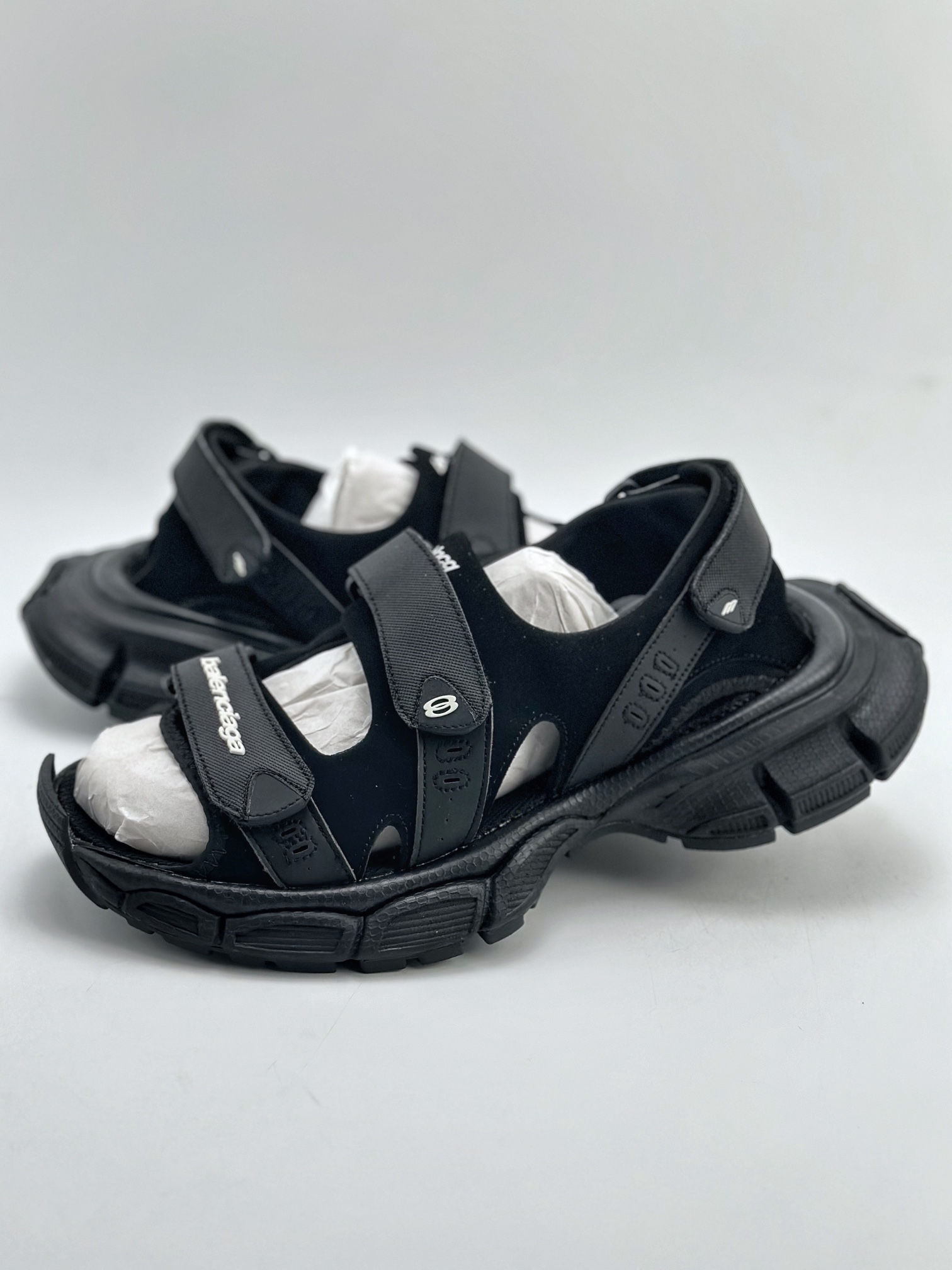 220 巴黎世家/Balenciaga 巴黎世家沙滩鞋 Balenciaga AW22 HD Sneaker 巴黎世家凉鞋 786956 W3XLT 1000