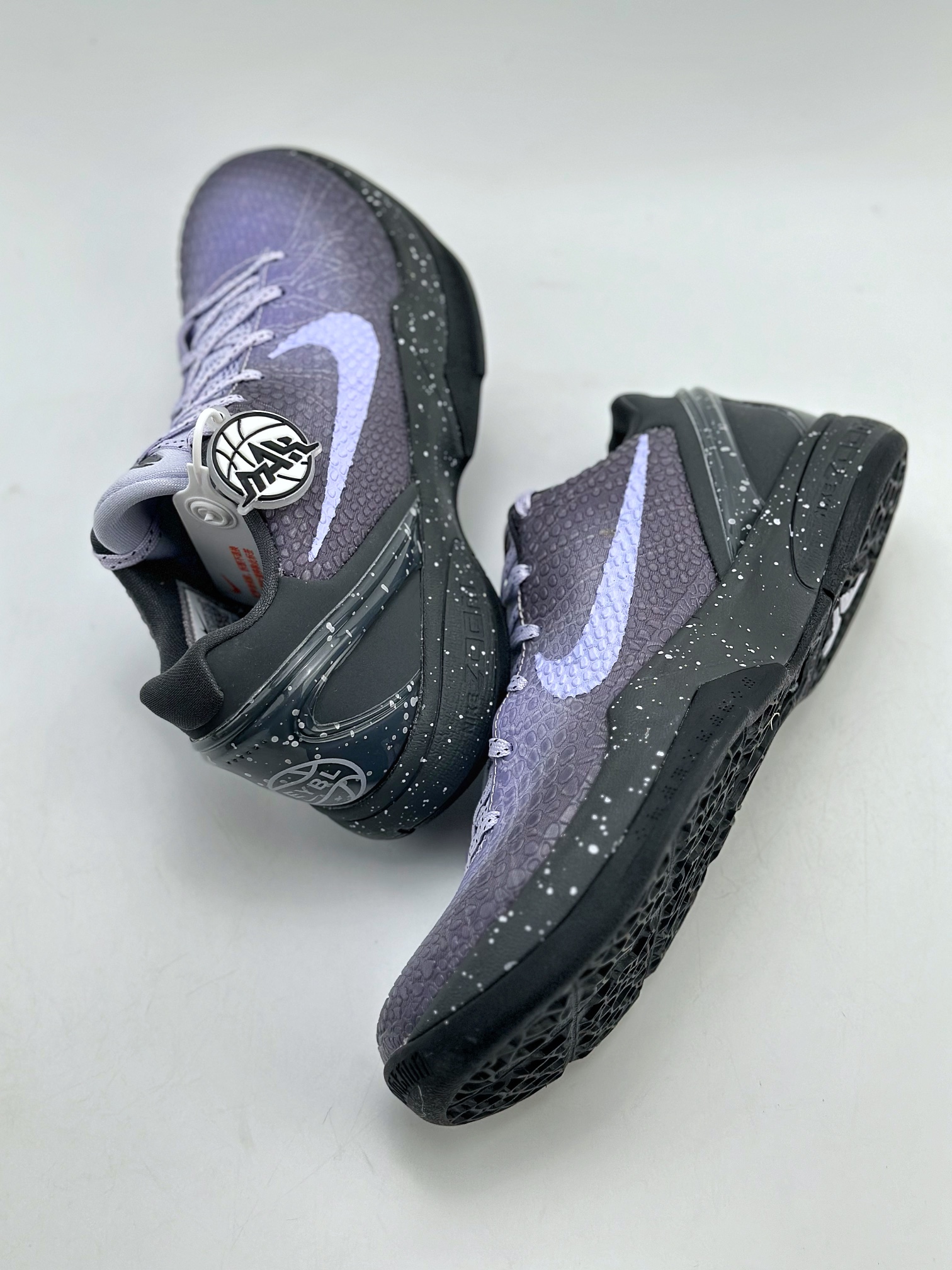 The pure original version of NK KOBE 6 Kobe 6th generation ”EYBL” black and purple men's actual basketball shoes DM2825-001