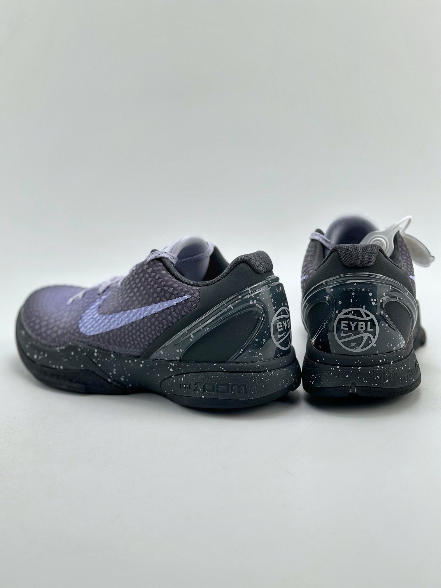 The pure original version of NK KOBE 6 Kobe 6th generation ”EYBL” black and purple men's actual basketball shoes DM2825-001