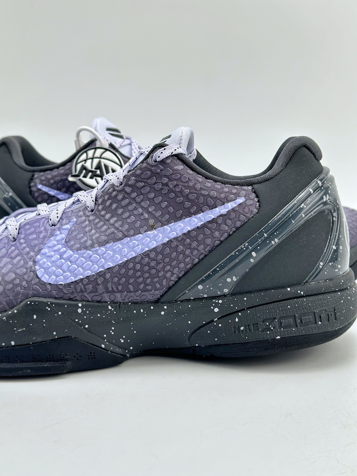 The pure original version of NK KOBE 6 Kobe 6th generation ”EYBL” black and purple men's actual basketball shoes DM2825-001