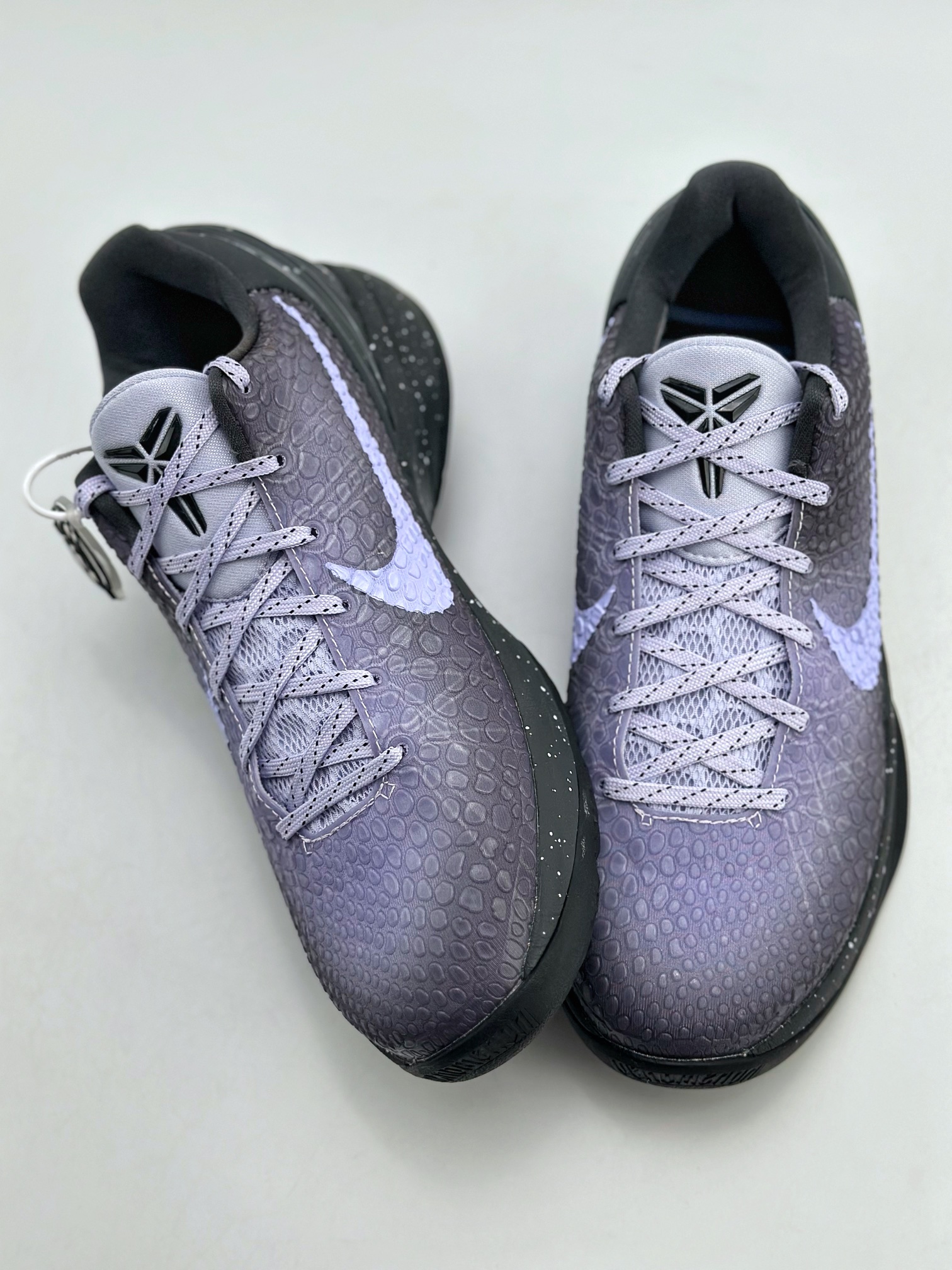 The pure original version of NK KOBE 6 Kobe 6th generation ”EYBL” black and purple men's actual basketball shoes DM2825-001