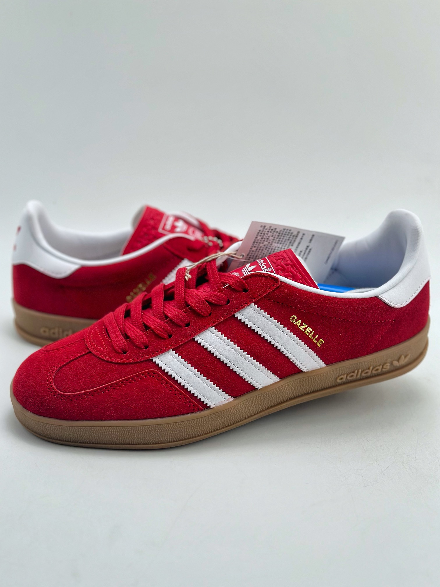 160 adidas Originals Gazelle INdoor 三叶草休闲防滑耐磨低帮板鞋  HO6261