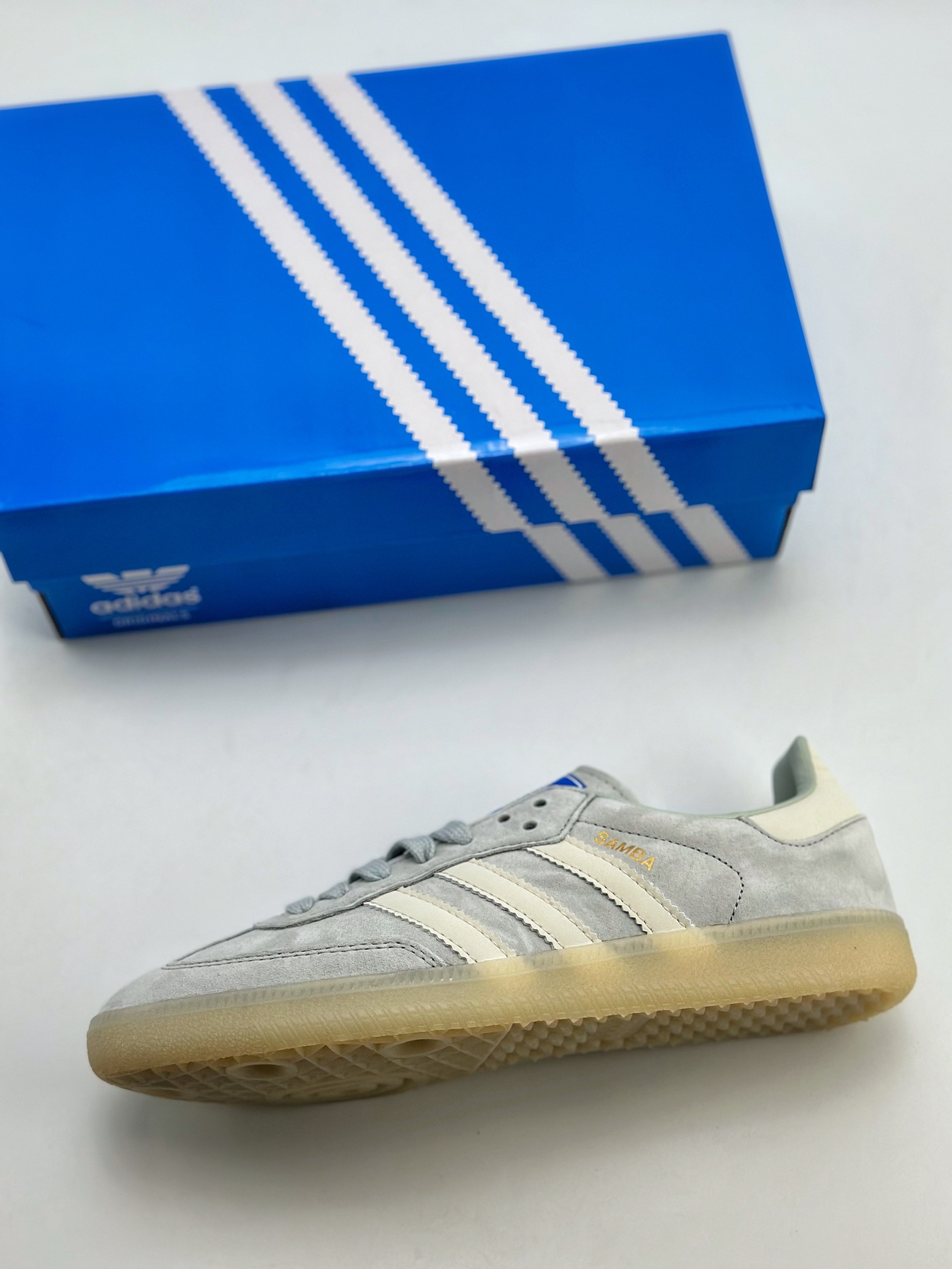 180 adidas originals Samba OG 灰  IG6177