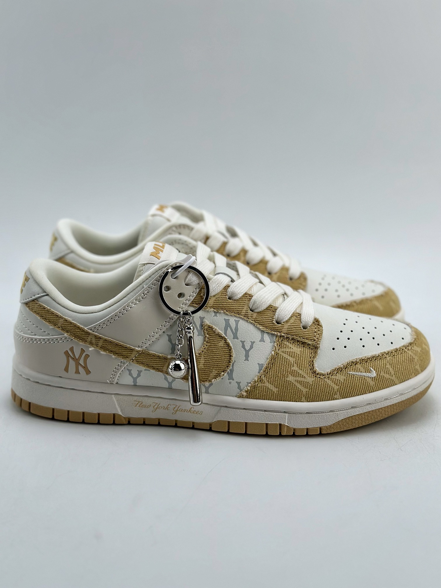 280 Nike SB Dunk Low x MLB 白黄牛仔印花 DQ1098-346