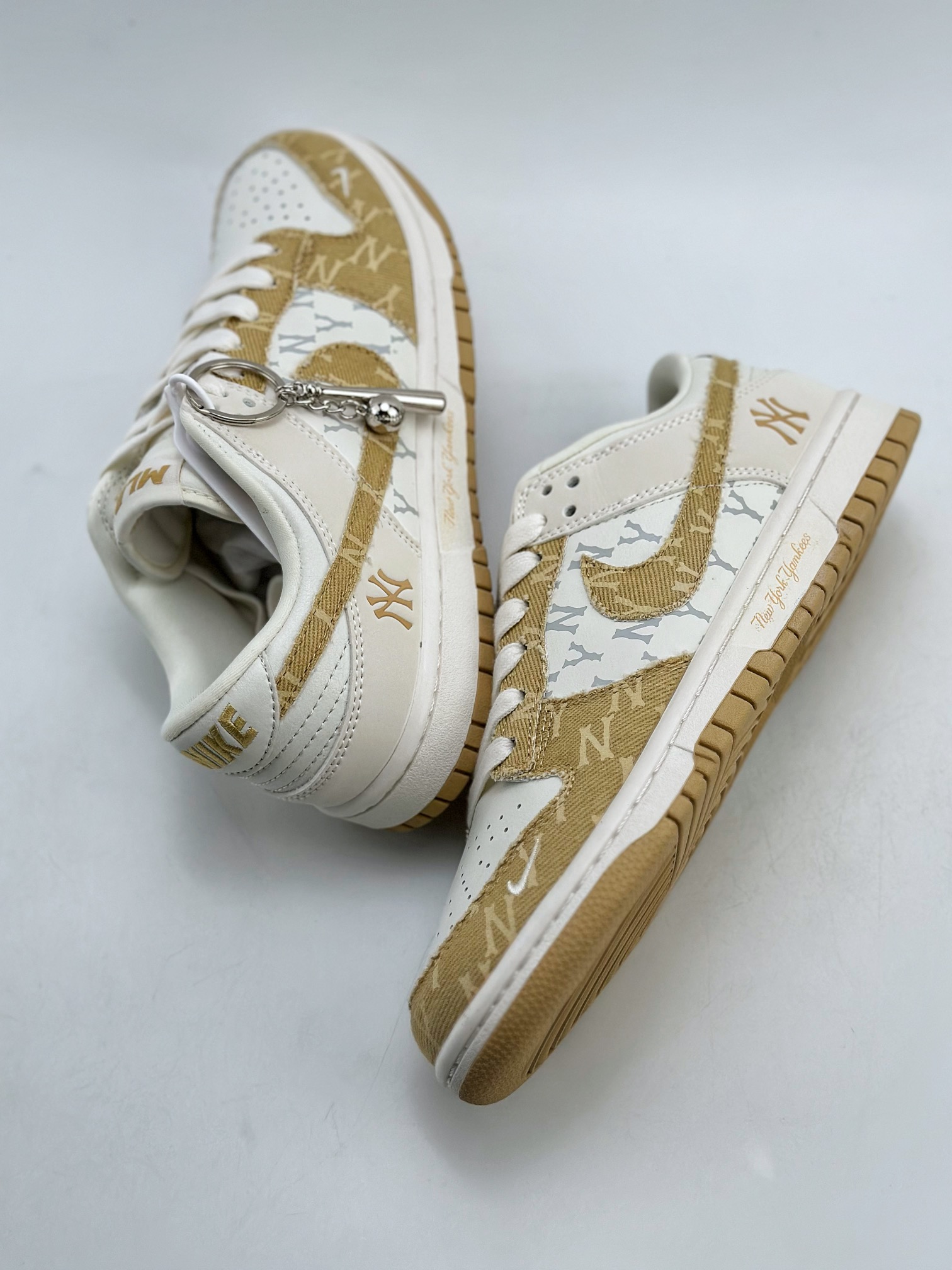 280 Nike SB Dunk Low x MLB 白黄牛仔印花 DQ1098-346