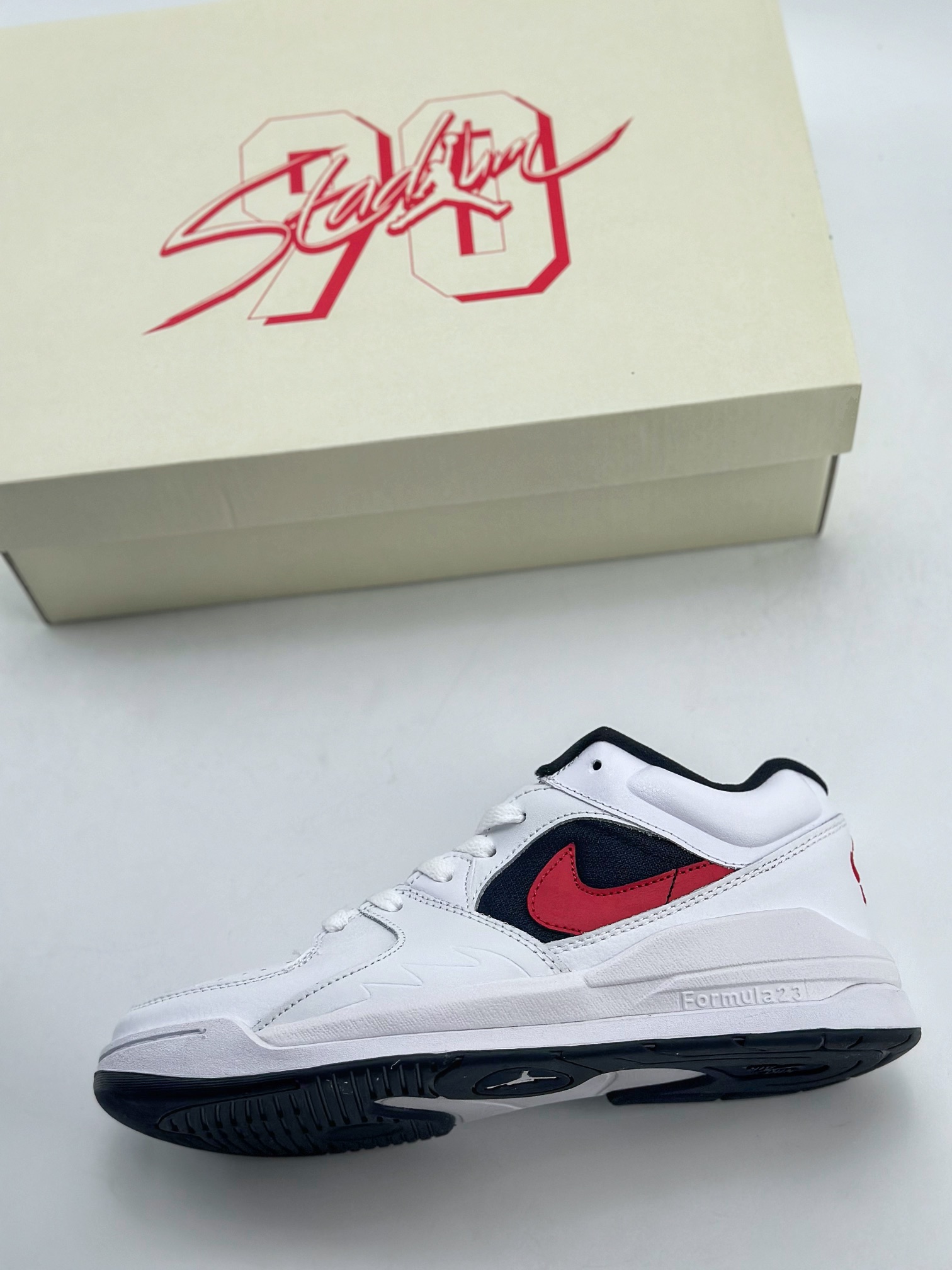 220 耐克Nike Jordan Stadium 90 白黑红 FB2269-101