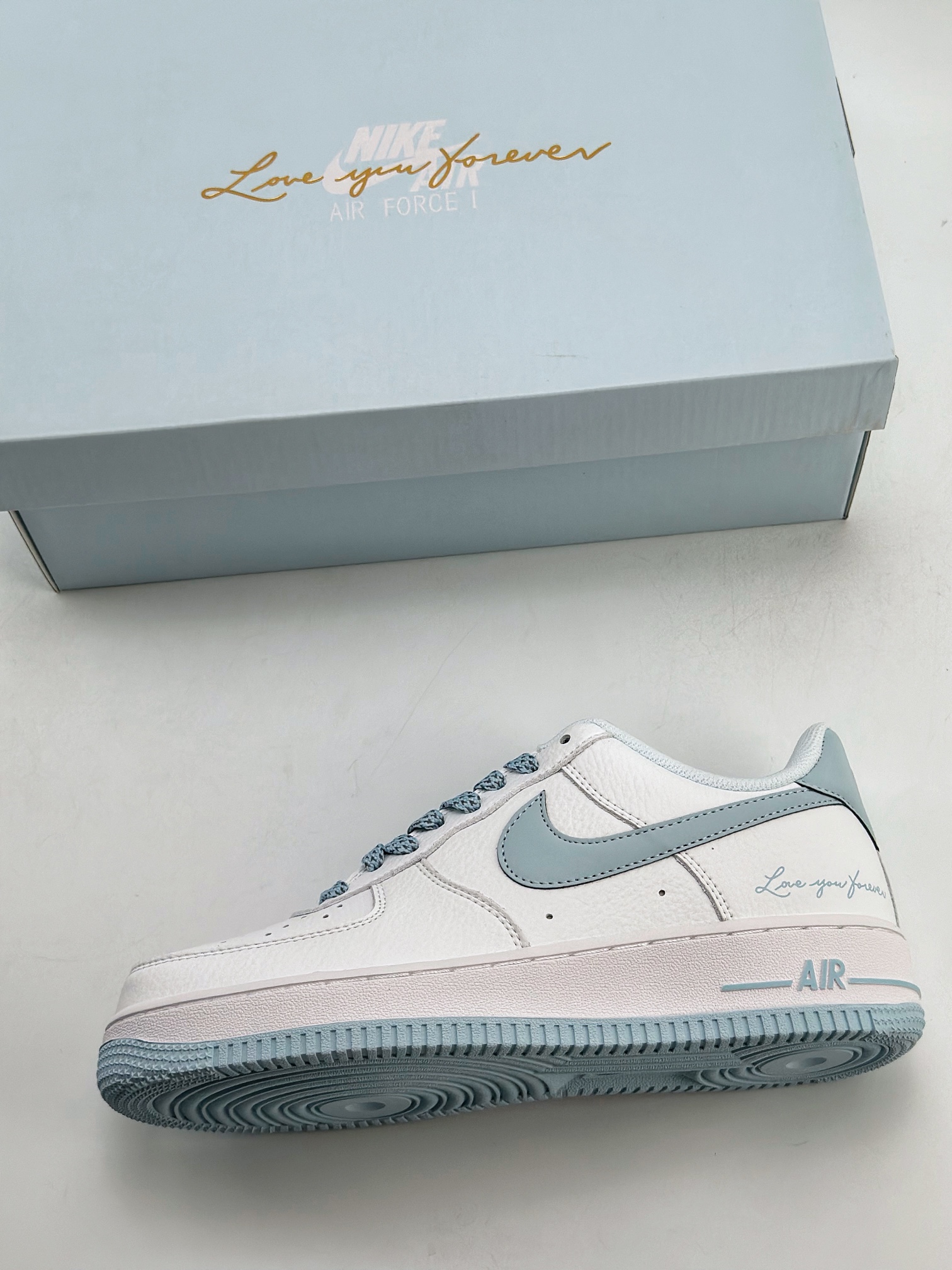 240 Nike Air Force 1 Low 07 签名白天蓝满天星 LO1718-061