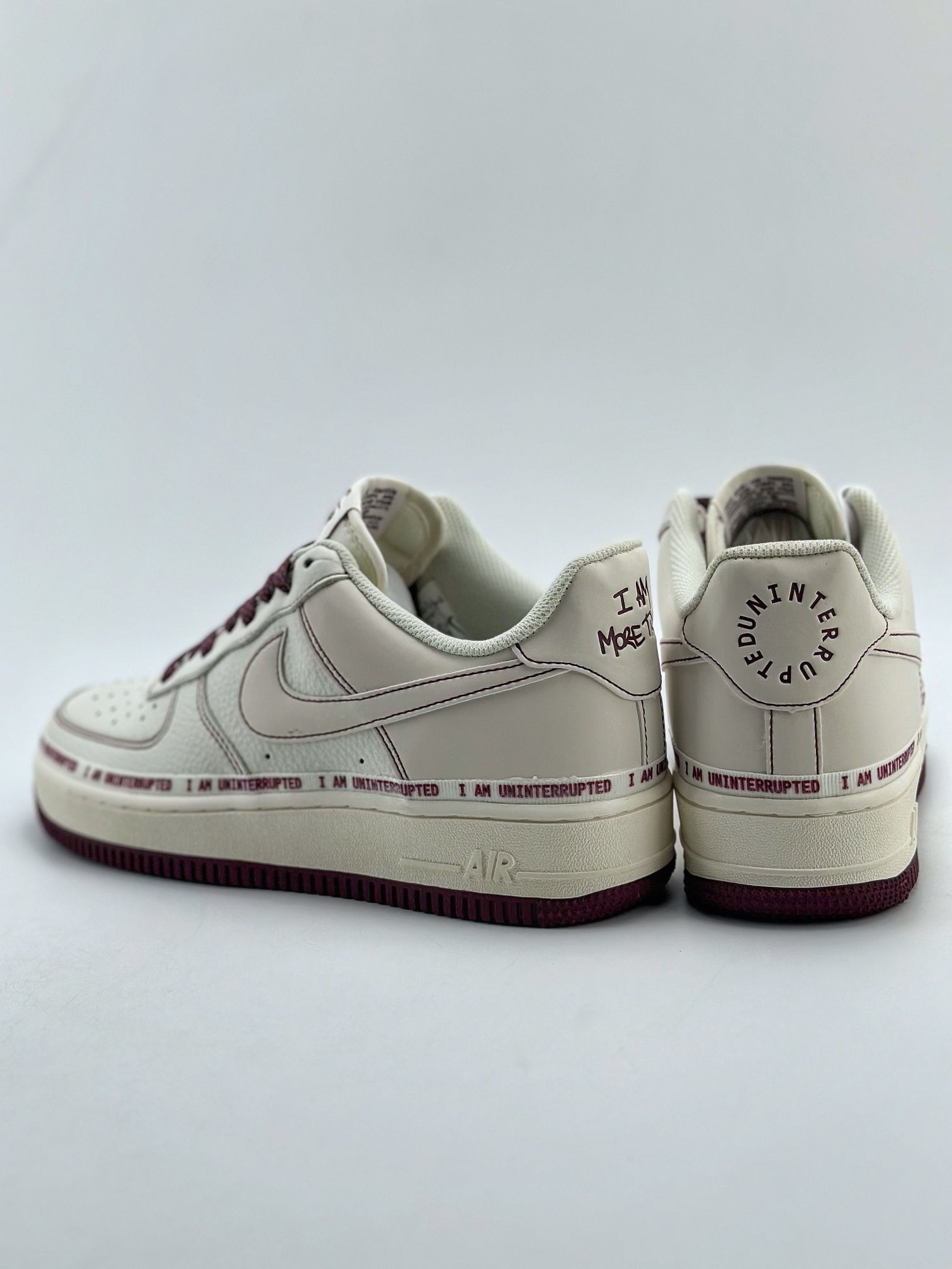 200 Nike Air Force 1 Low 07 x Uninterrupted “酒红签名涂鸦”满天星 HL6959-887