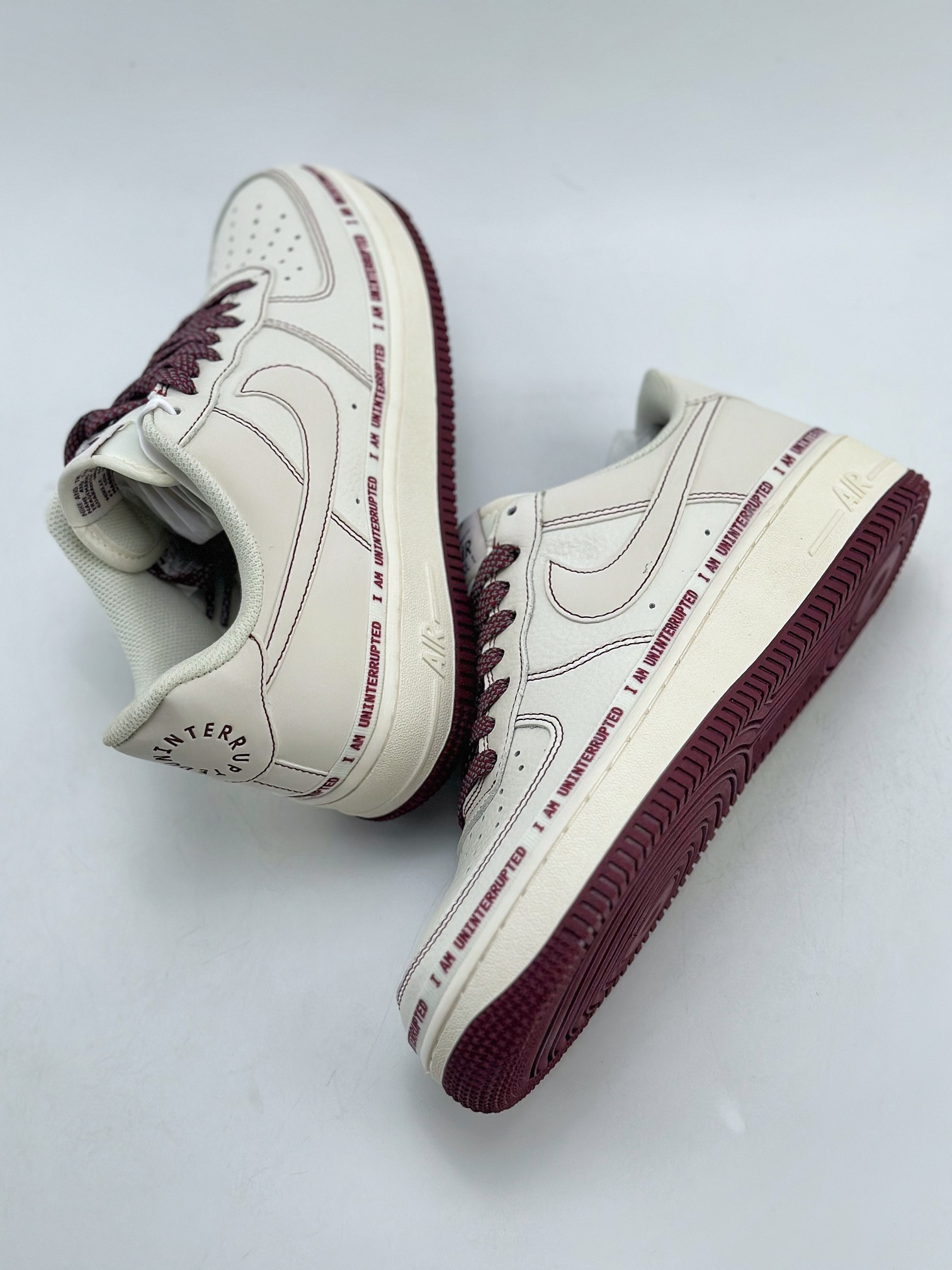 200 Nike Air Force 1 Low 07 x Uninterrupted “酒红签名涂鸦”满天星 HL6959-887