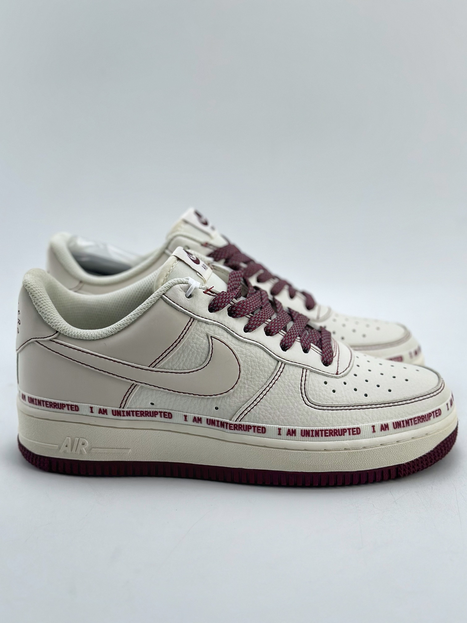 200 Nike Air Force 1 Low 07 x Uninterrupted “酒红签名涂鸦”满天星 HL6959-887