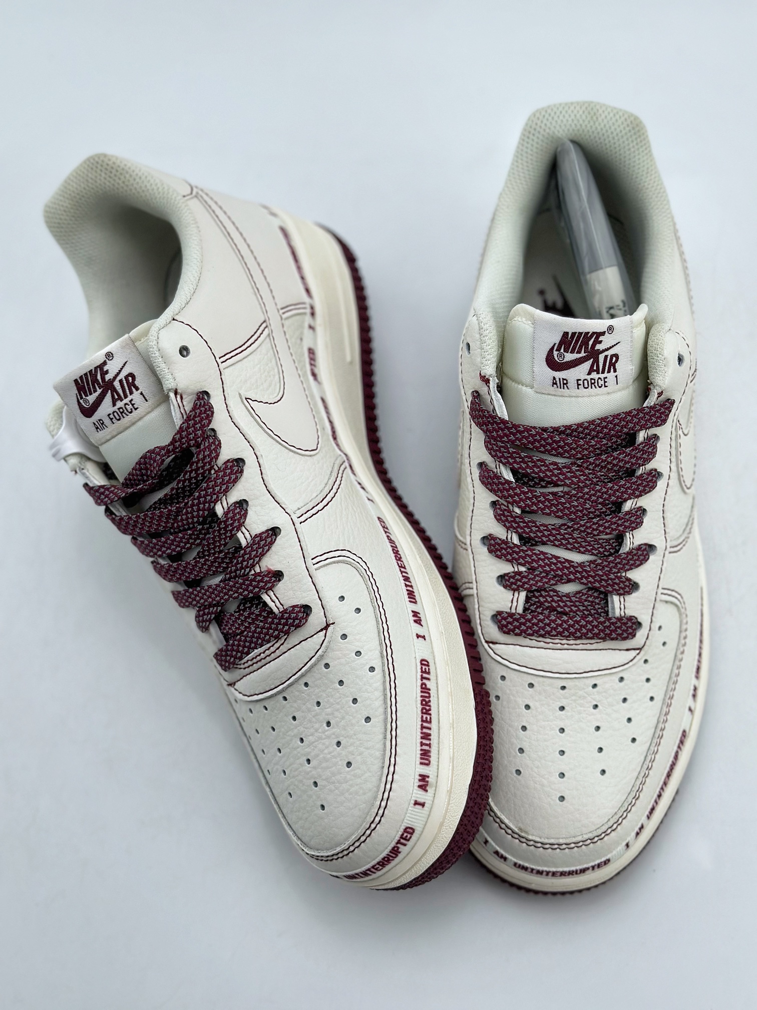 200 Nike Air Force 1 Low 07 x Uninterrupted “酒红签名涂鸦”满天星 HL6959-887