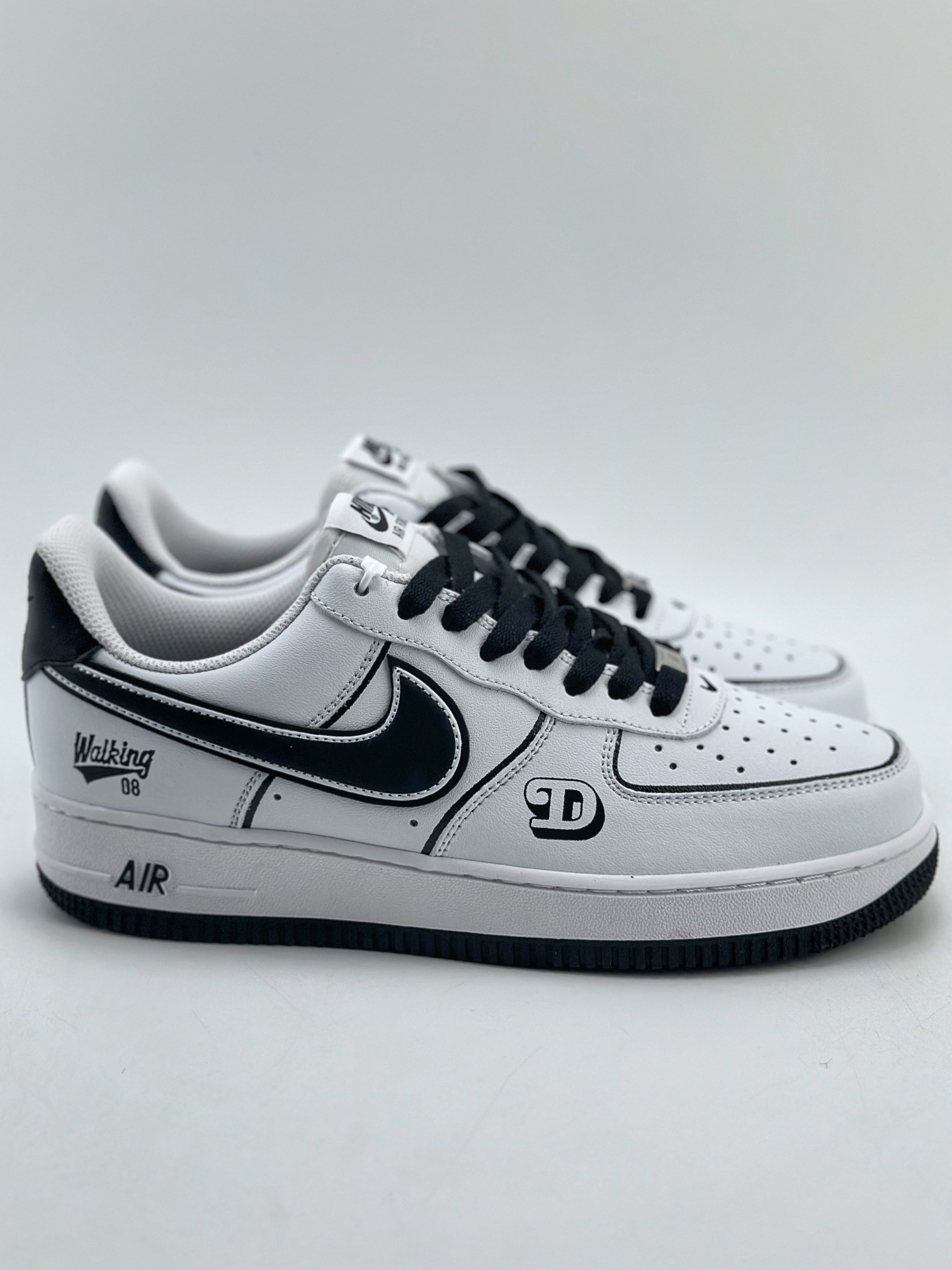 Nike Air Force 1 Low 07 美式复古校园棒球白黑 DV0788-113