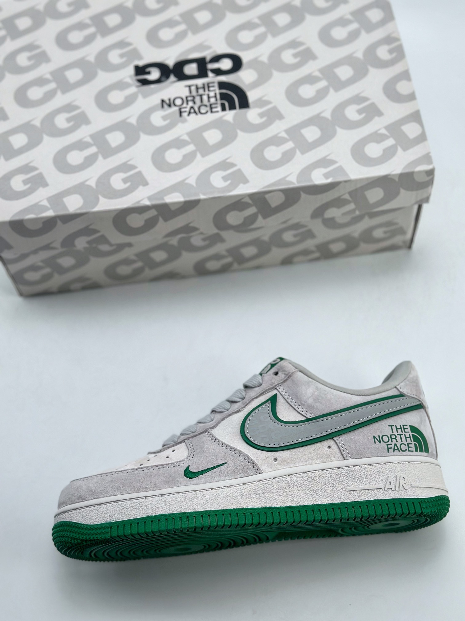 260 Nike Air Force 1 Low 07 x CDG x The North Face 白绿 HD1968-021